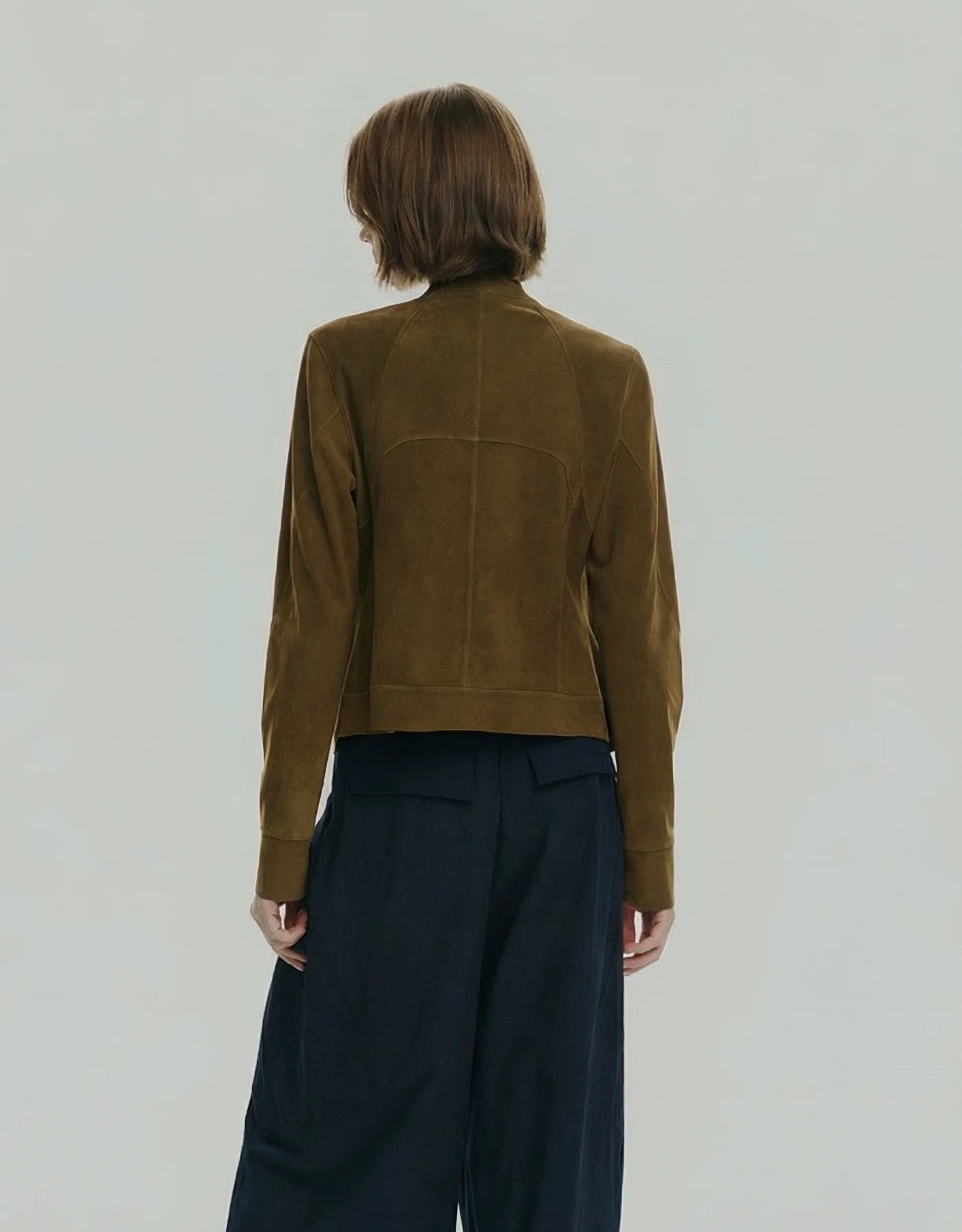 Suede Zip Jacket - Image 3