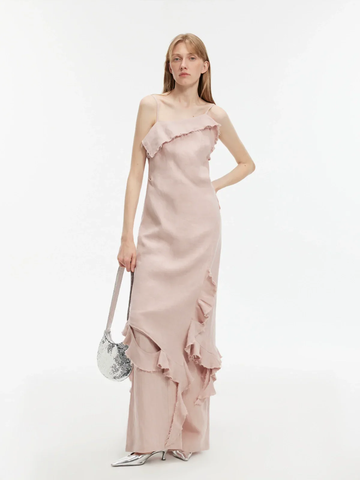 Summer Whisper Linen Slip Dress - Image 4