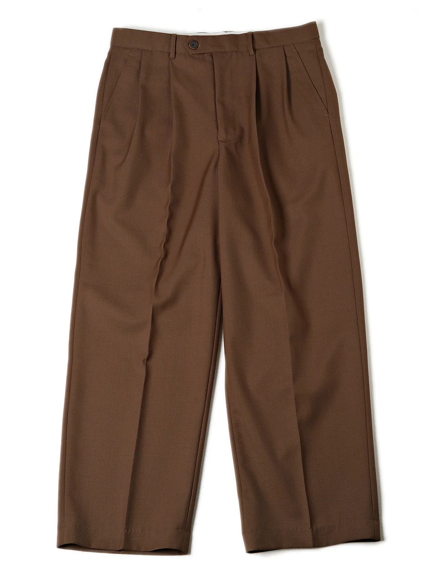 Summer Wool Wide-Leg Trousers - Image 5
