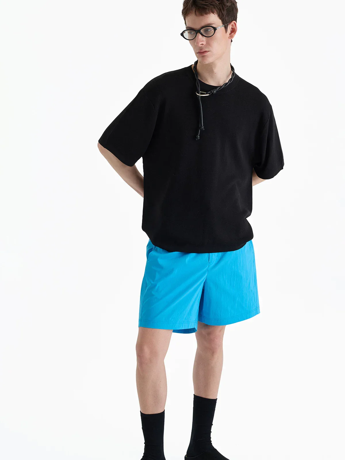 Supima Blend Drawstring Shorts - Image 2