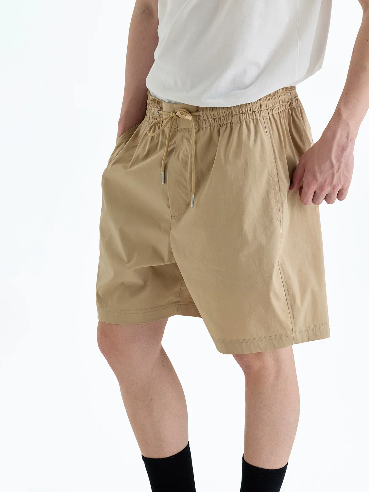 Supima Blend Drawstring Shorts - Image 3