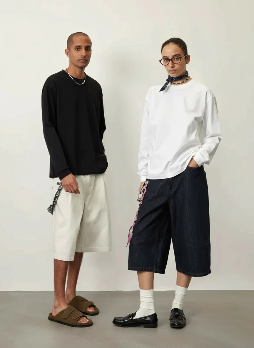 Supima Sorona Long Sleeve Tee - Image 7