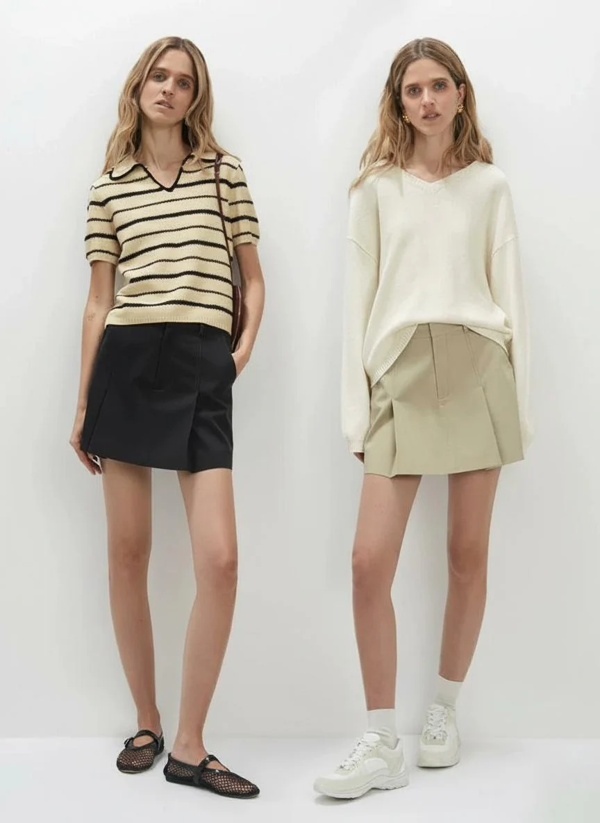 Suzanne A-Line Mini Skirt - Image 2