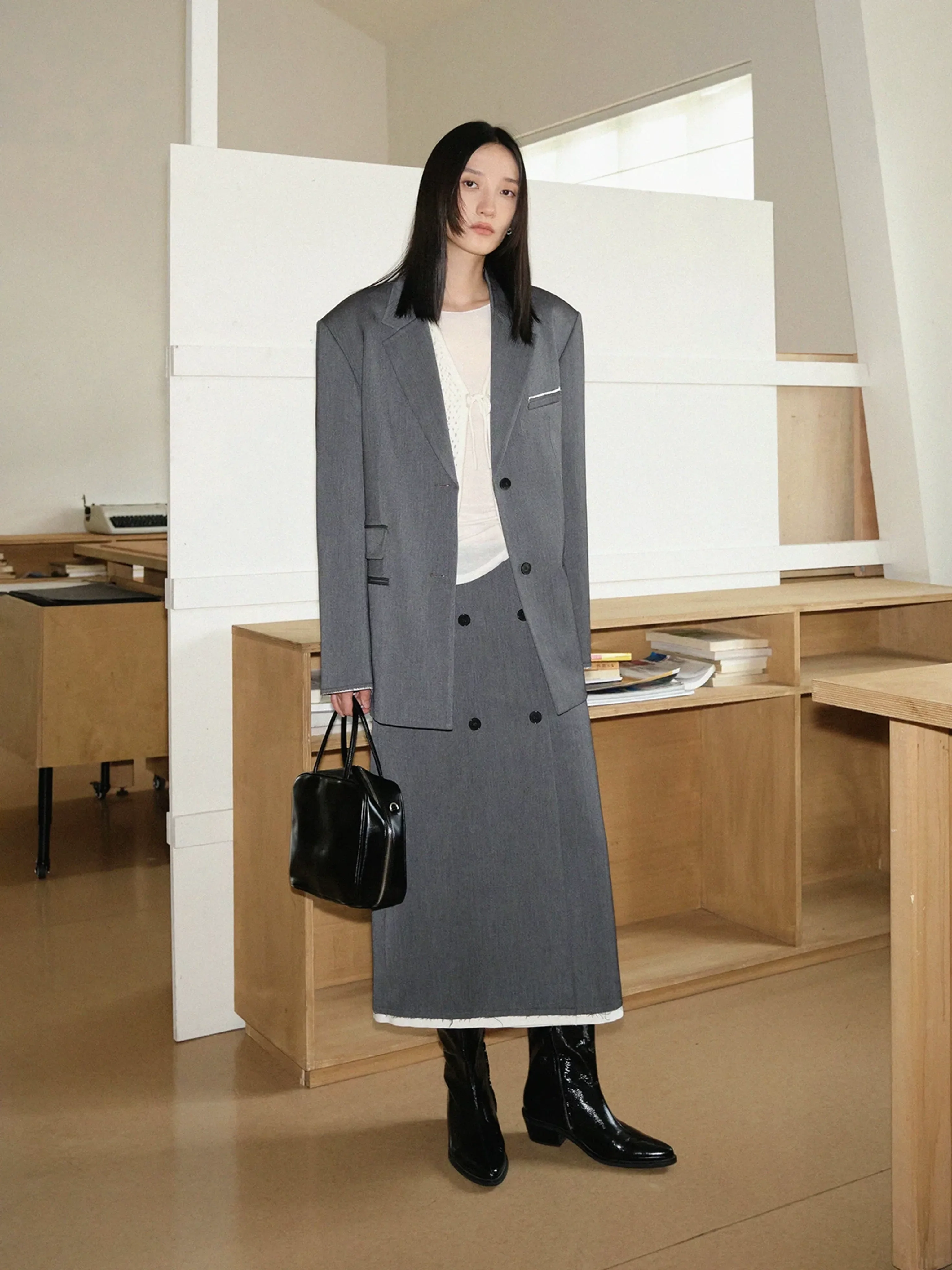 Tailored Gray Suit Set - Image 11