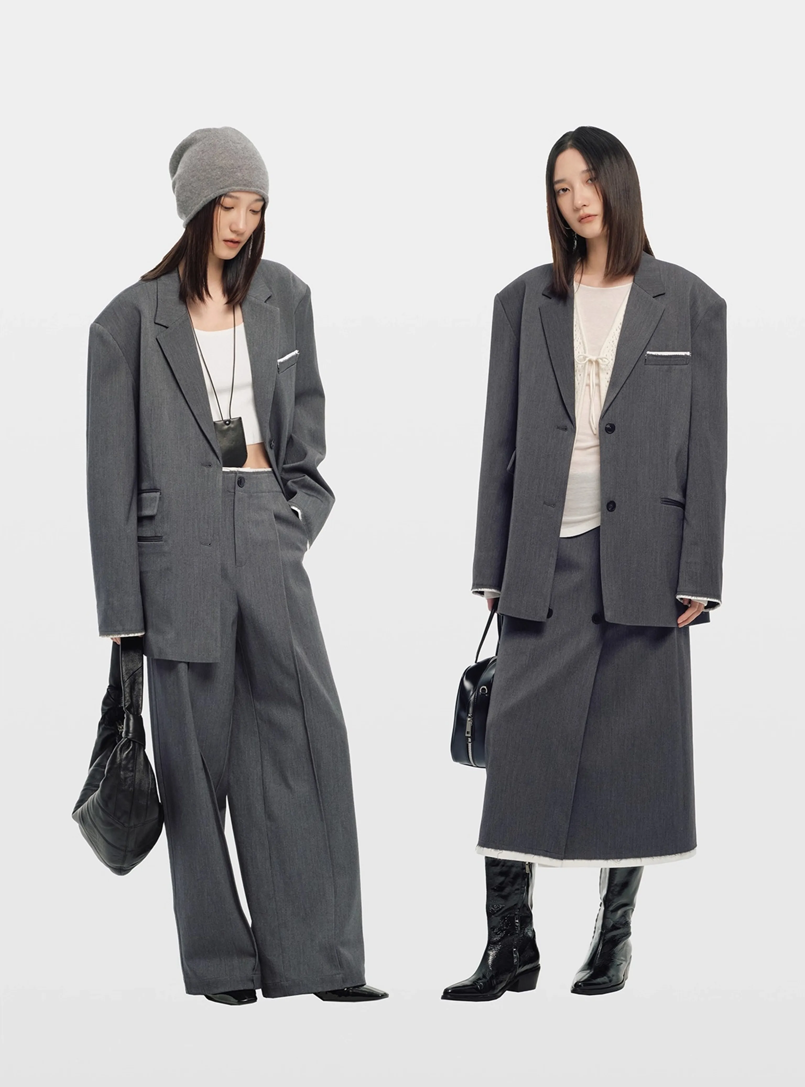Tailored Gray Suit Set - Image 12