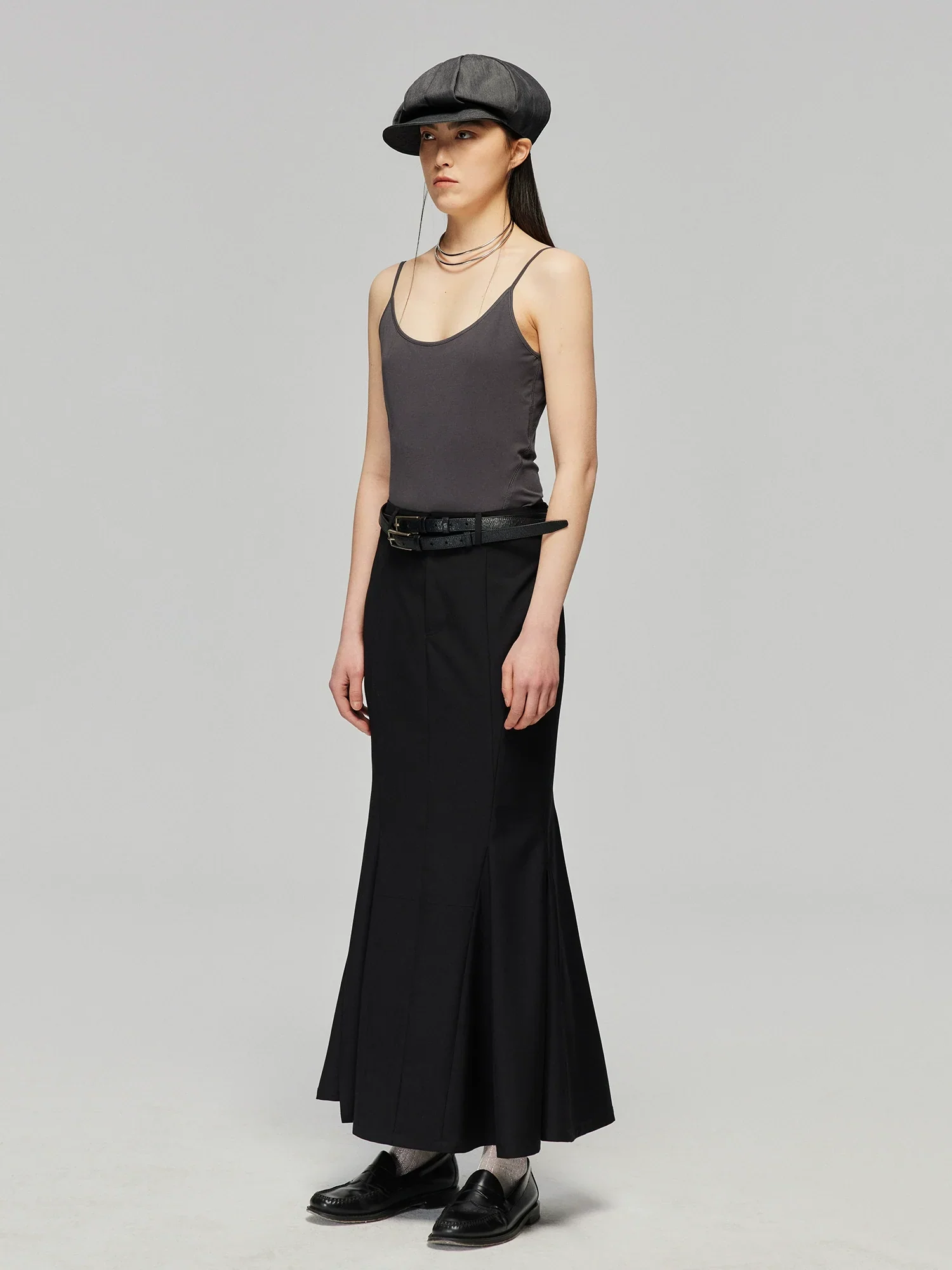 Tailored Mermaid Maxi Skirt - Image 2