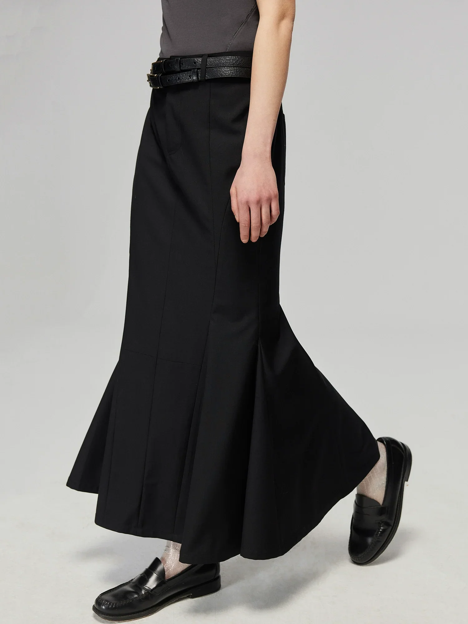 Tailored Mermaid Maxi Skirt - Image 5
