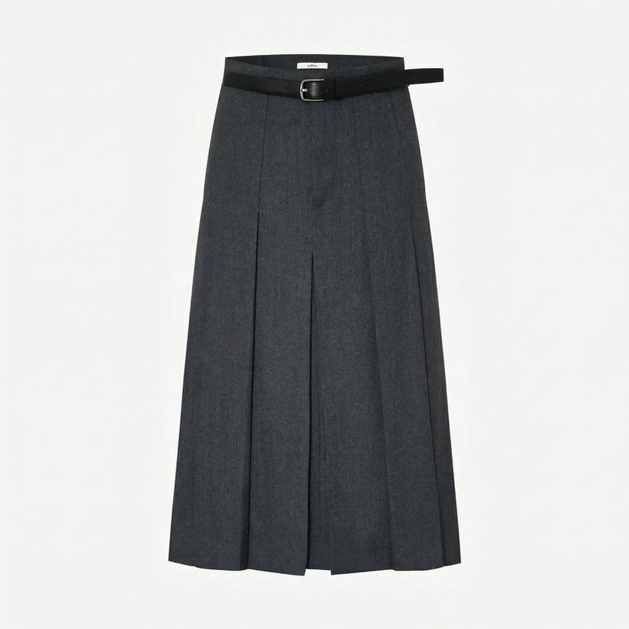 Tailored Pleated Midi Skirt - Image 6