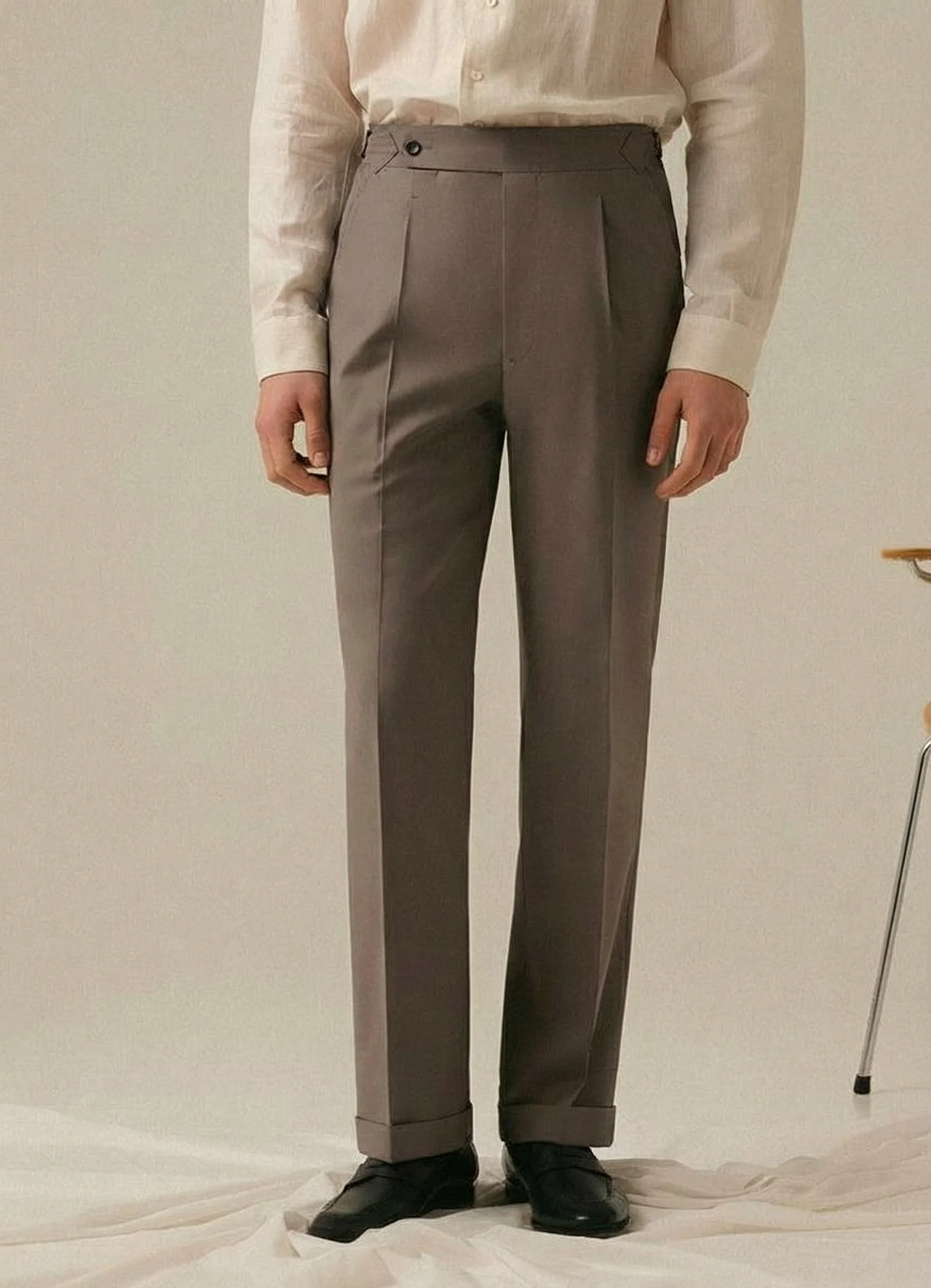 Tailored Wool Trousers - Image 3