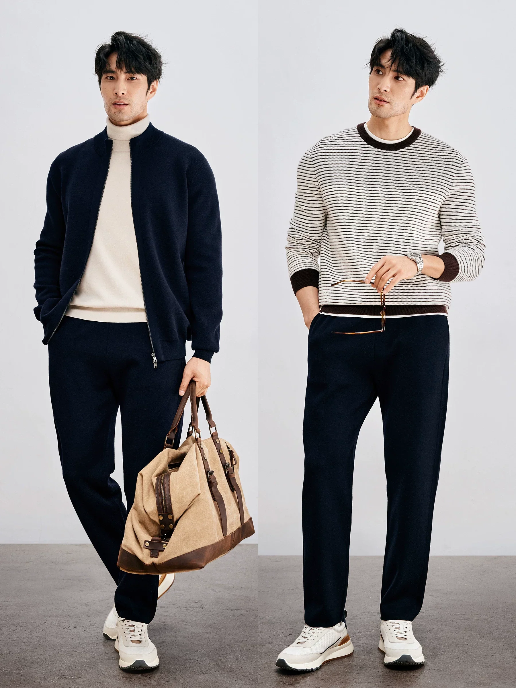 Tasmanian Wool Knit Straight-Leg Pants - Image 4