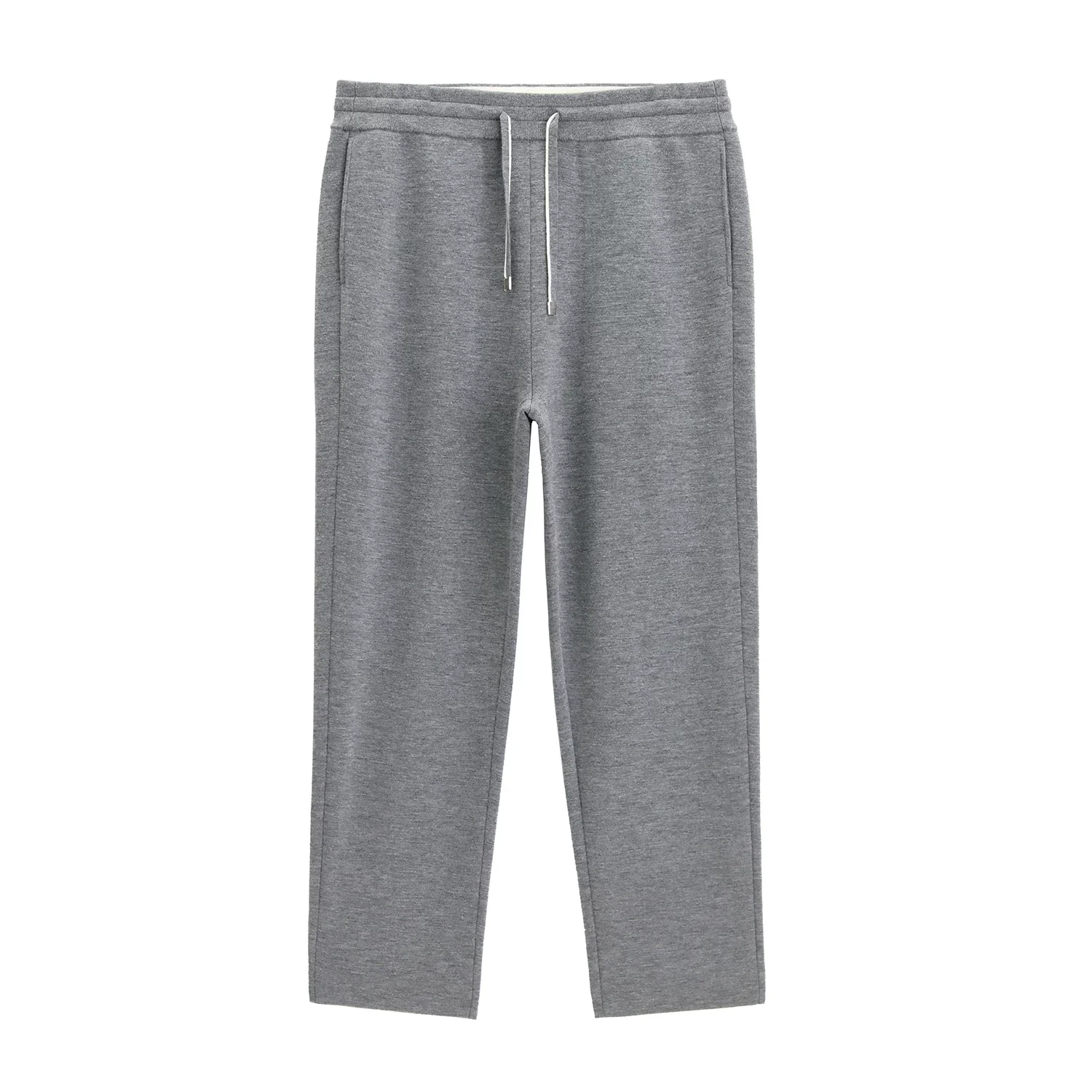 Tasmanian Wool Knit Straight-Leg Pants - Image 5