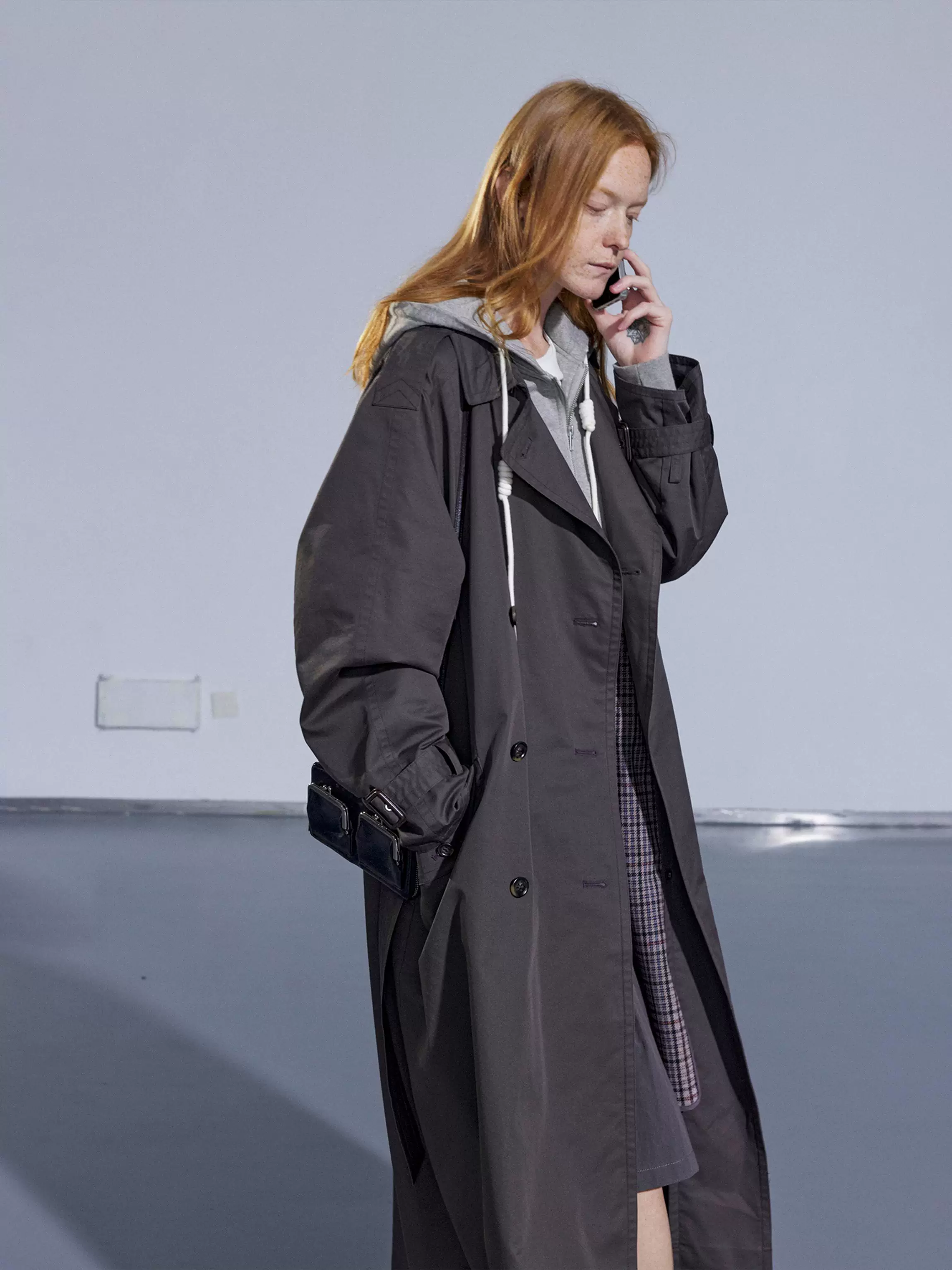 Tencel-Cotton Trench with Detachable Wool Liner - Image 3