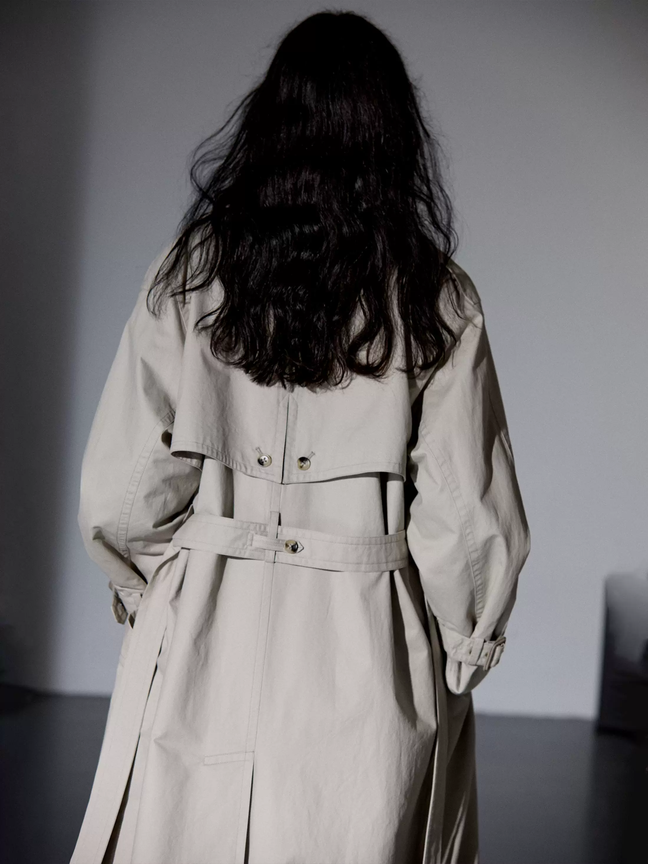 Tencel-Cotton Trench with Detachable Wool Liner - Image 4