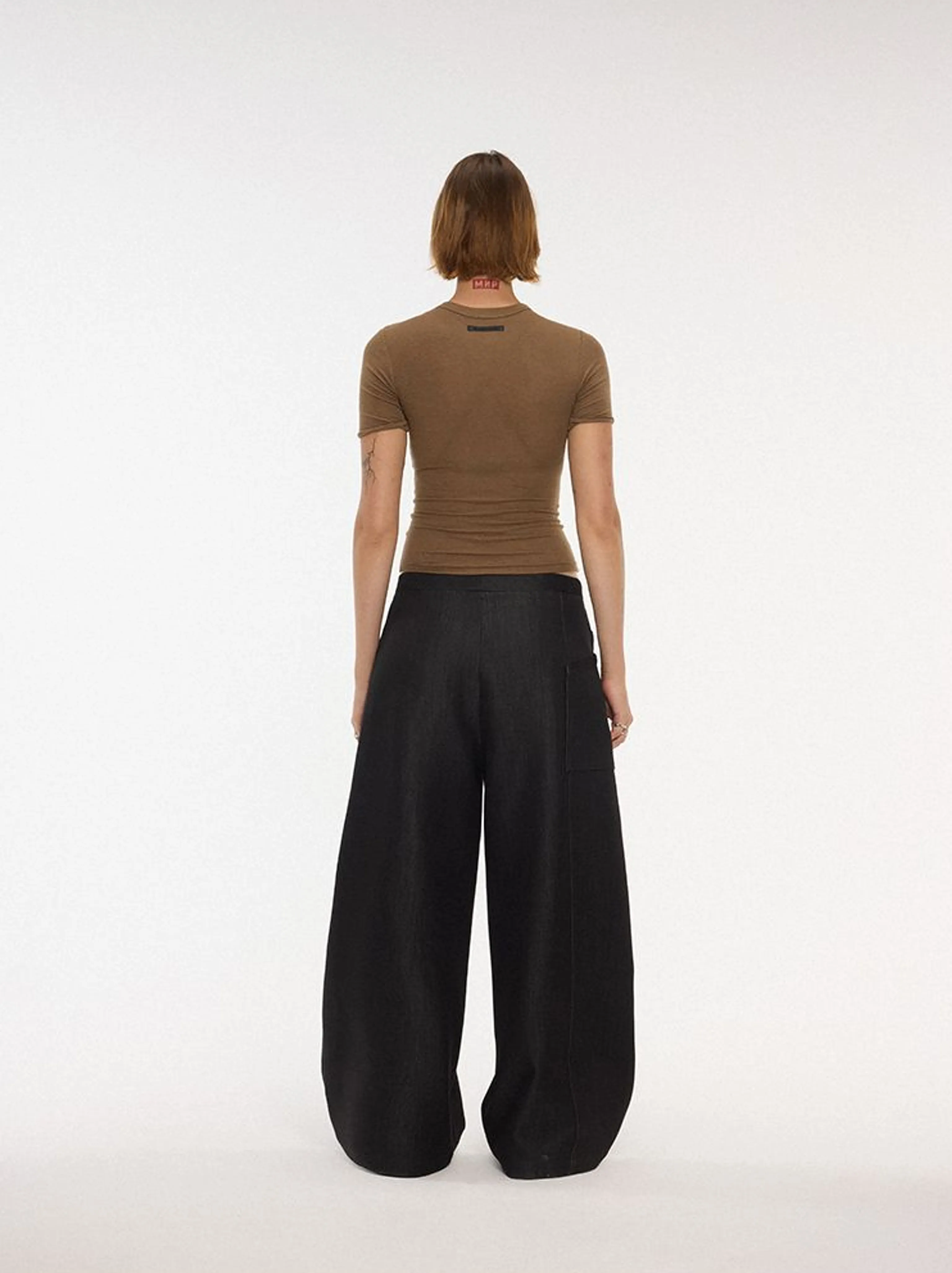 Tencel Merino Slim Crew Tee - Image 3