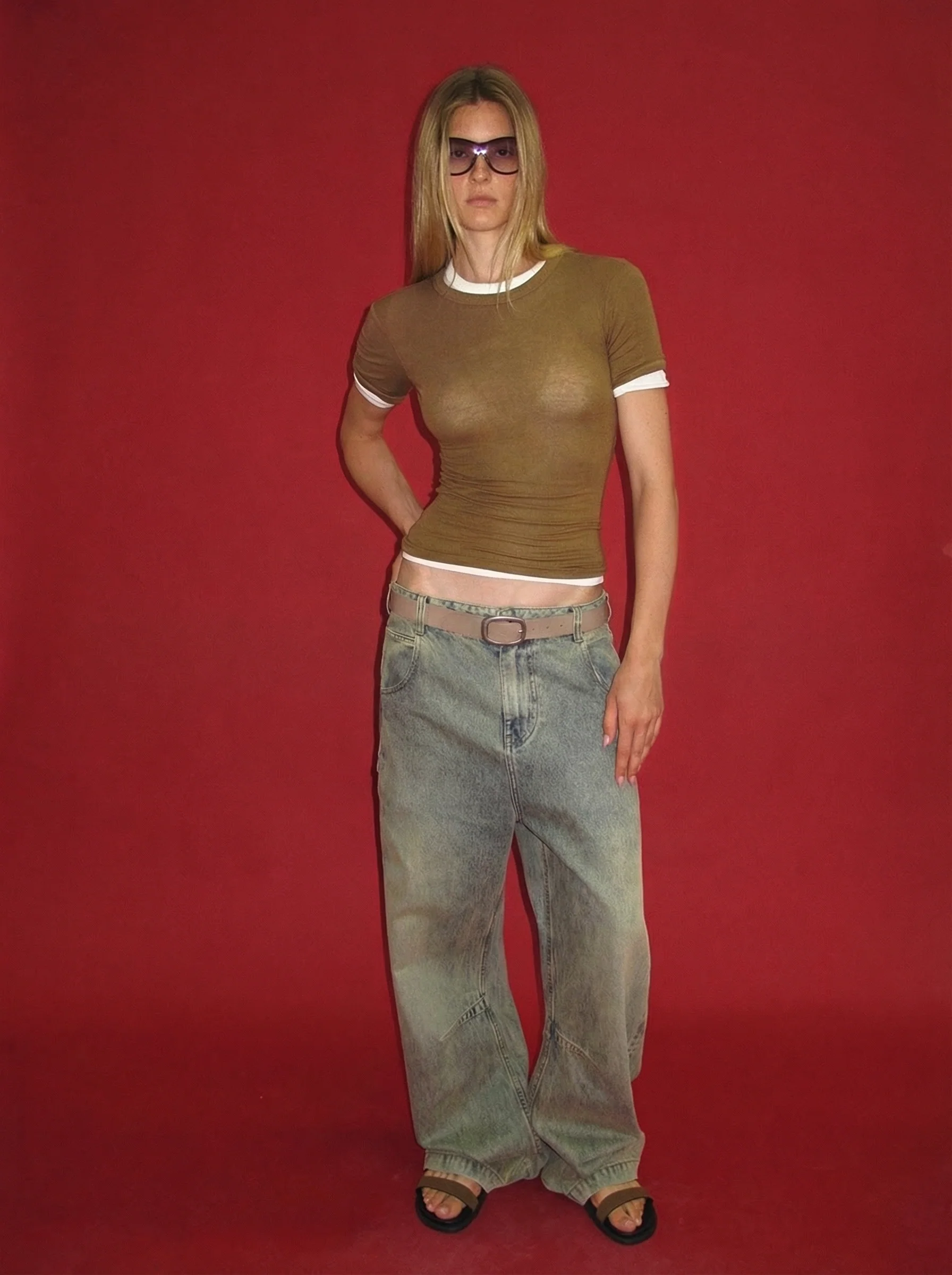 Tencel Merino Slim Crew Tee - Image 4