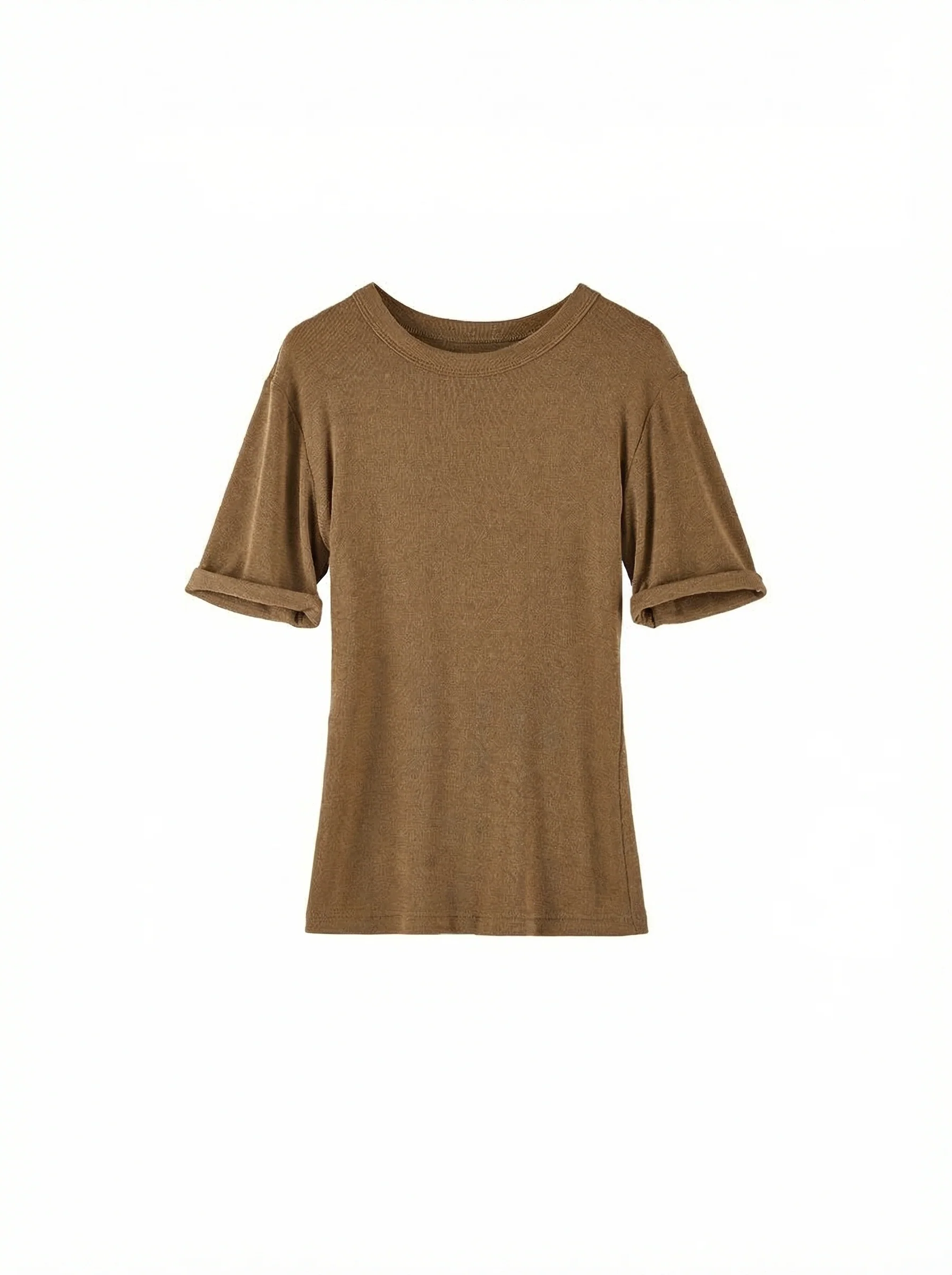 Tencel Merino Slim Crew Tee - Image 7
