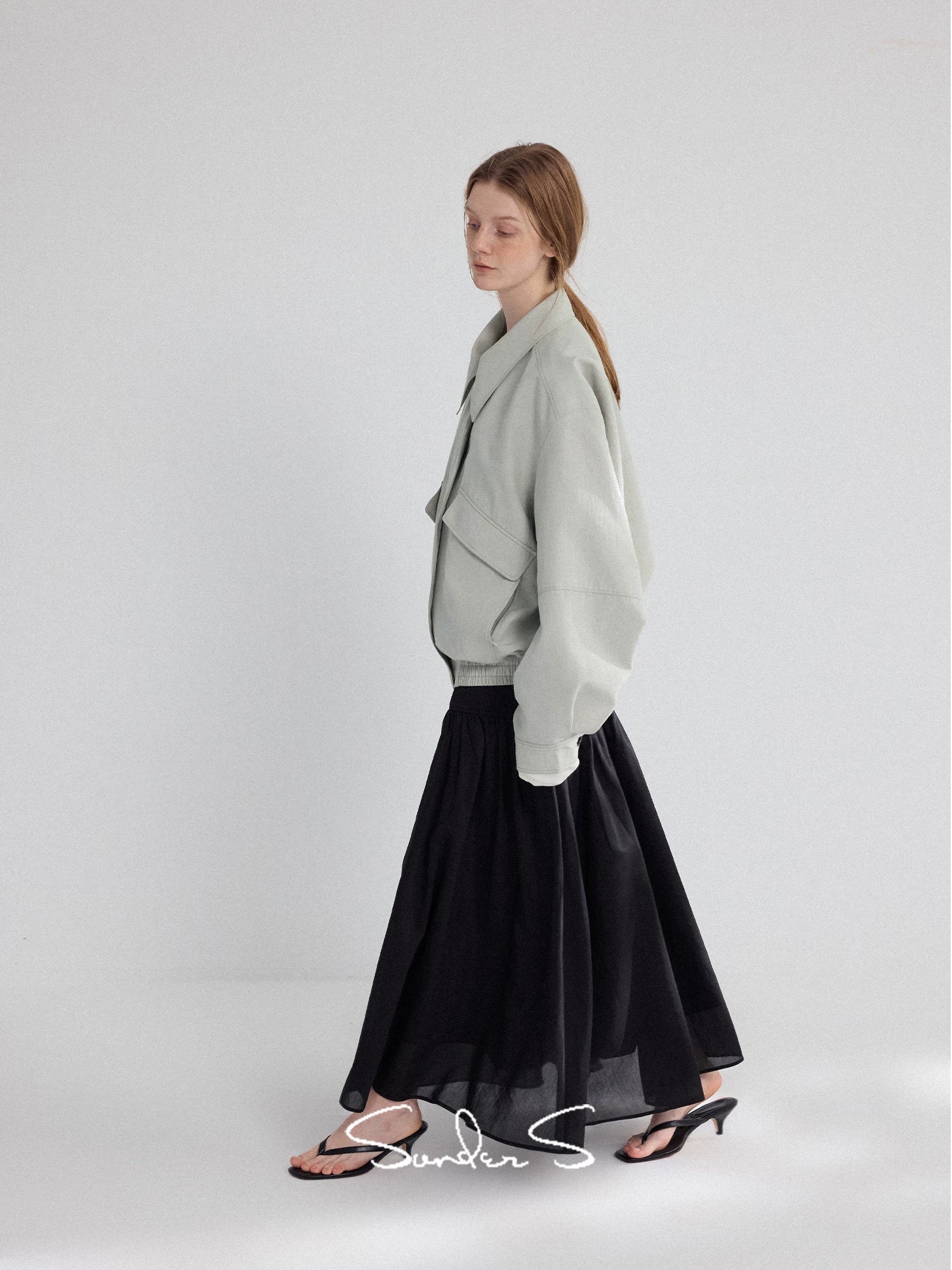 Tencel Utility Bomber Jacket - Image 4