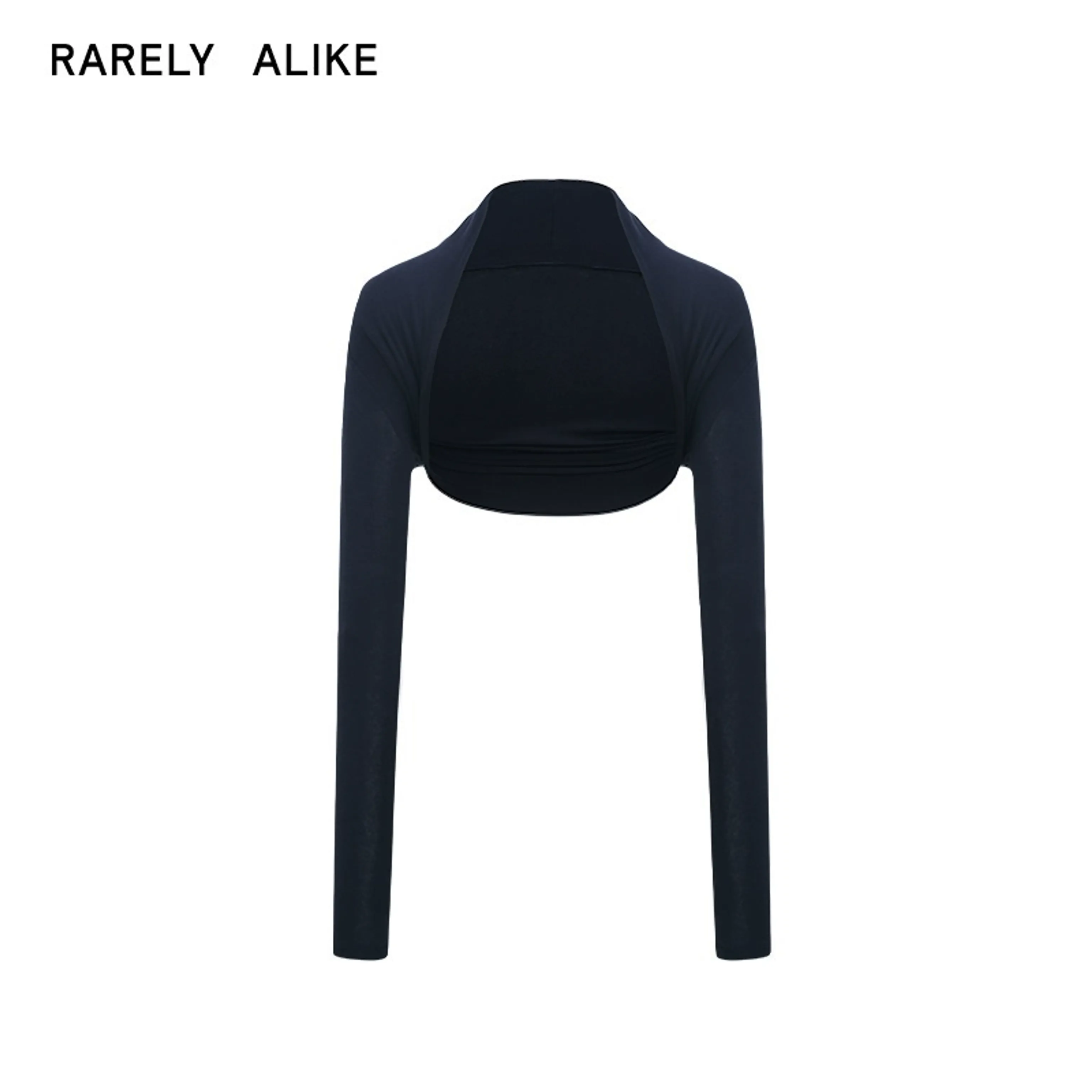 Tencel-Wool Slim Knit Shrug - Image 6