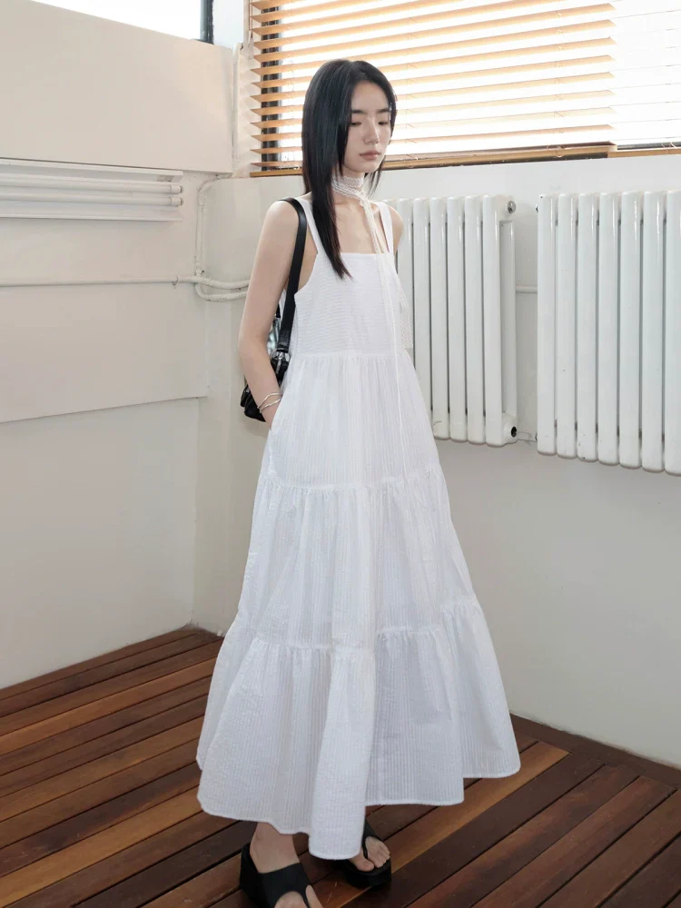 Textured Cotton Tiered Maxi Dress - Image 2