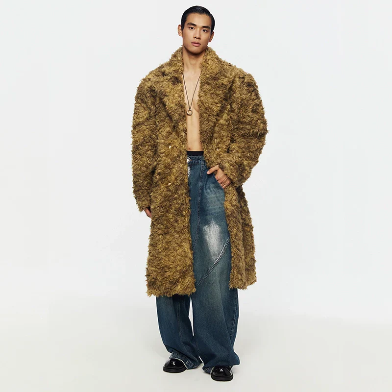 Textured Faux Fur Coat - Image 2