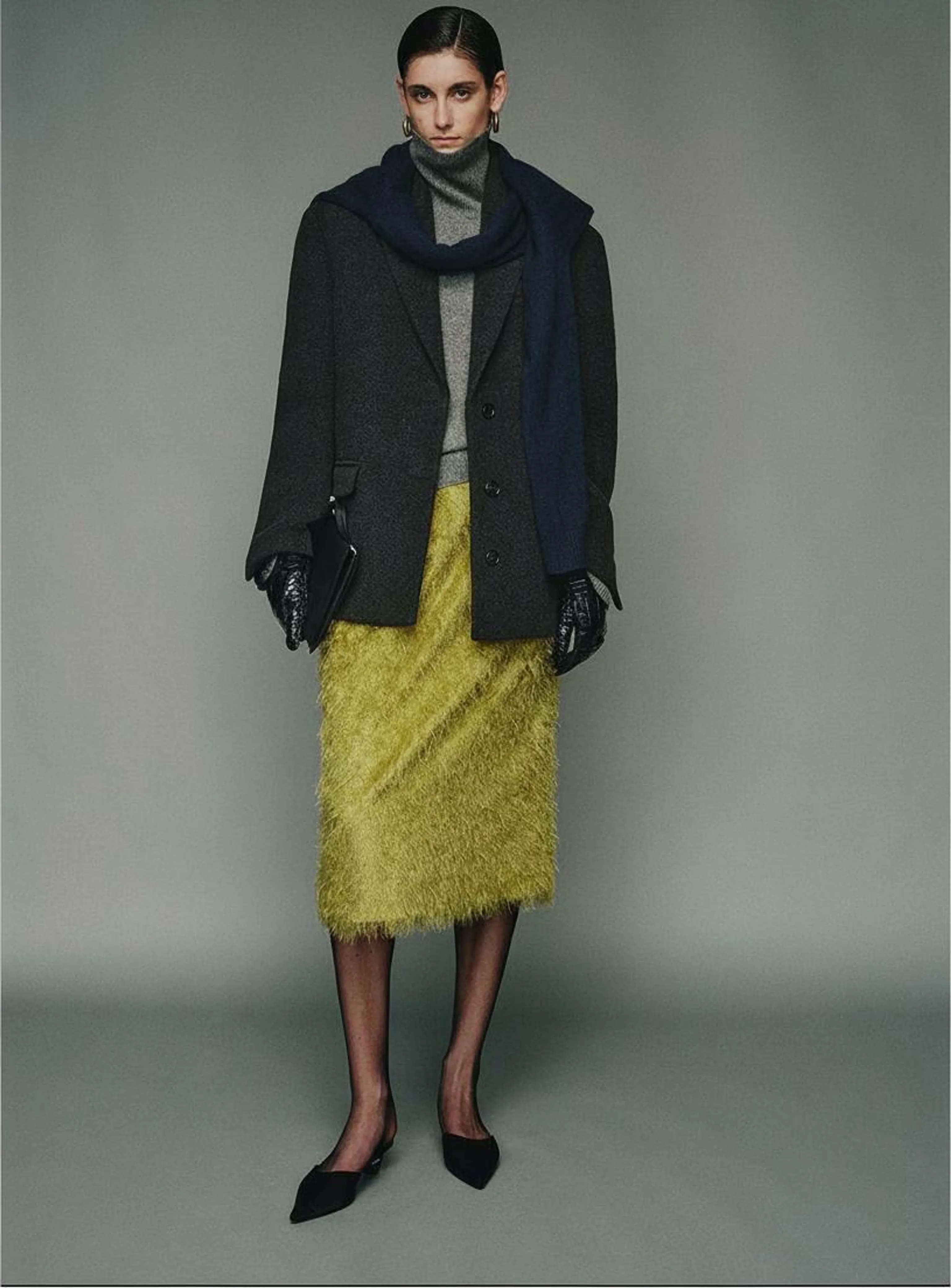 Textured Heritage Skirt - Image 3