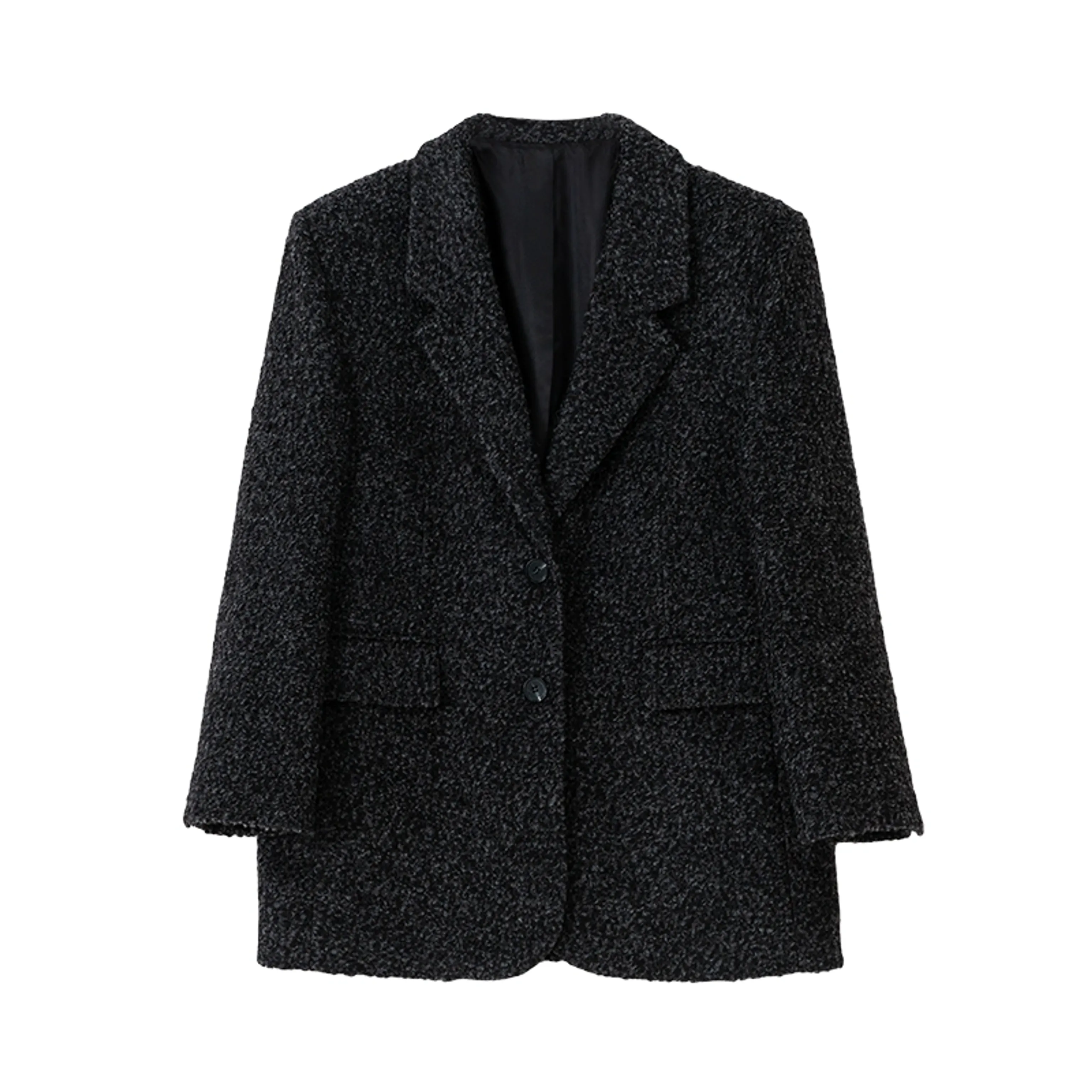 Textured Oversized Blazer - Image 7