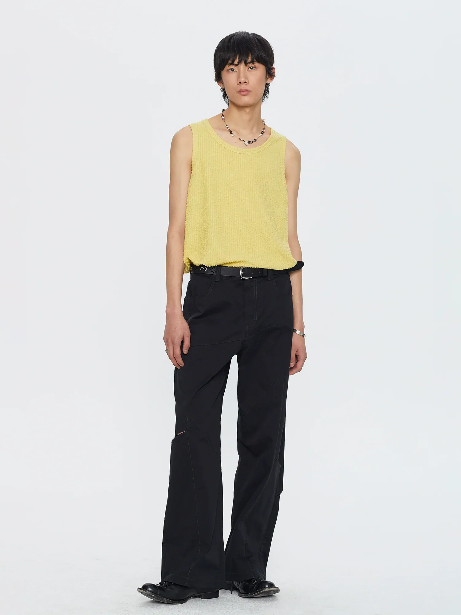 Textured Rib Knit Tank - Image 3