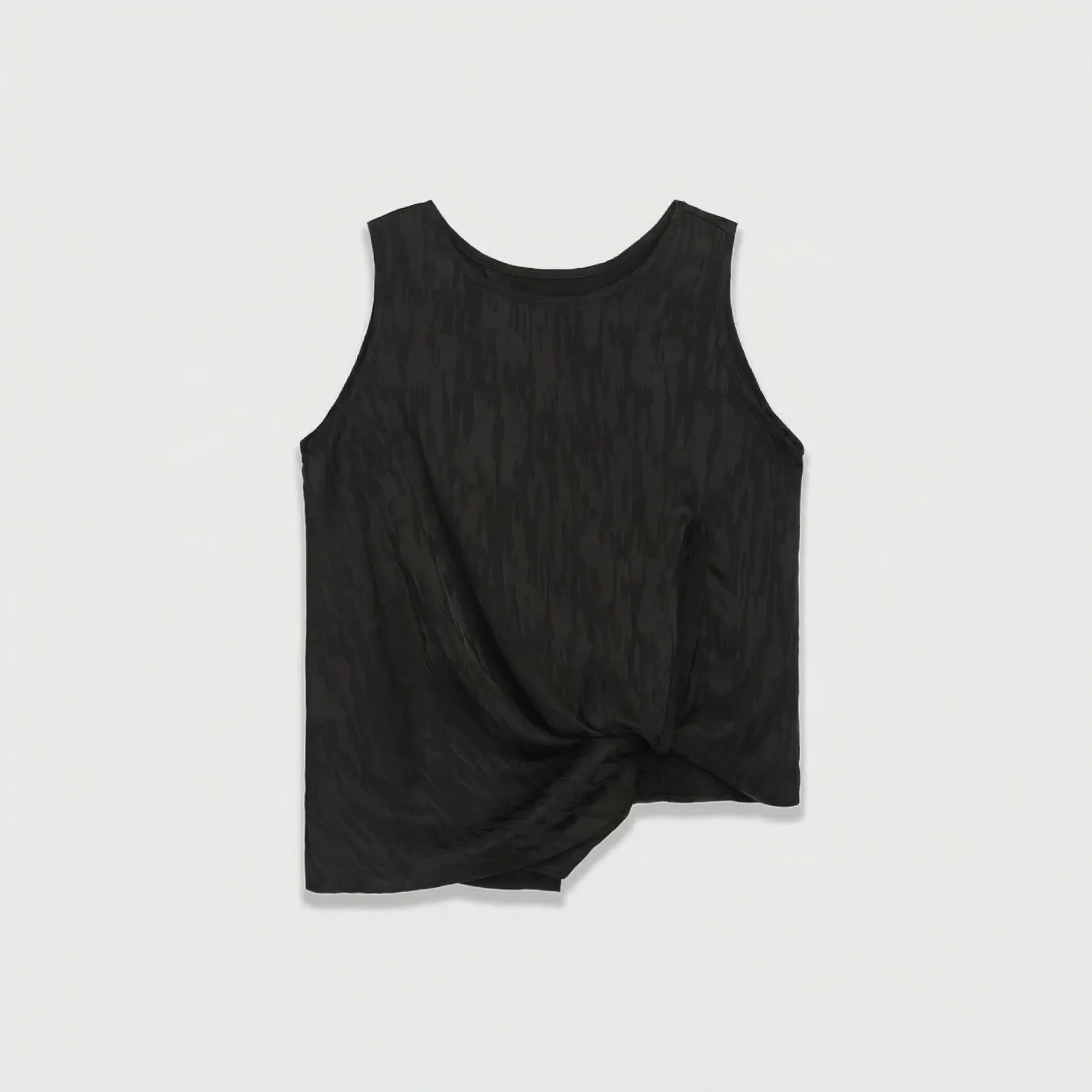 Textured Sleeveless Slim Top - Image 3