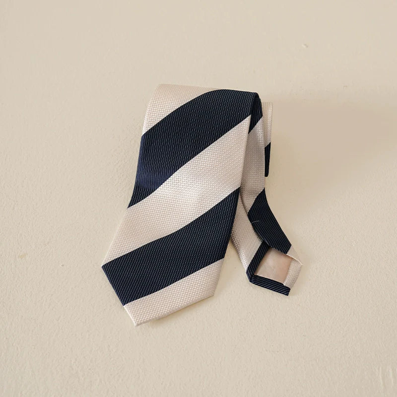 Textured Striped Necktie - Image 15