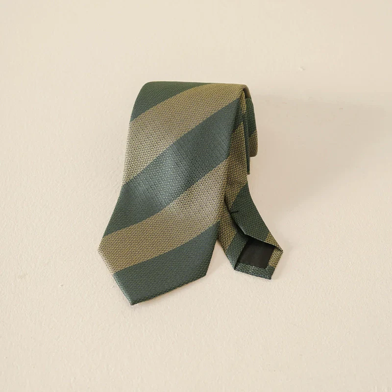 Textured Striped Necktie - Image 18