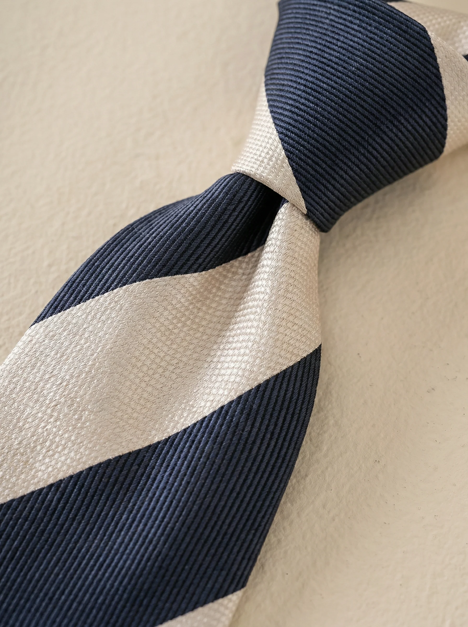 Textured Striped Necktie - Image 23