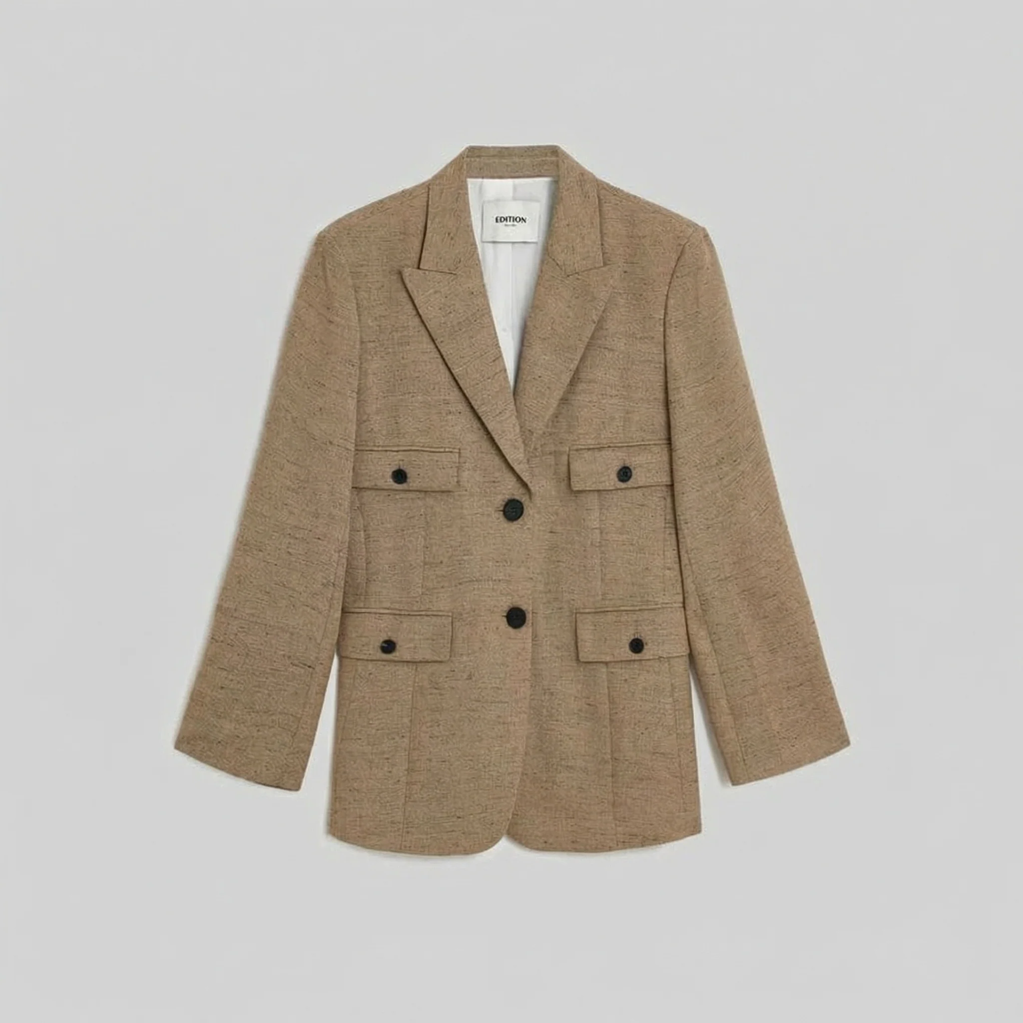 Textured Utility Blazer - Image 6