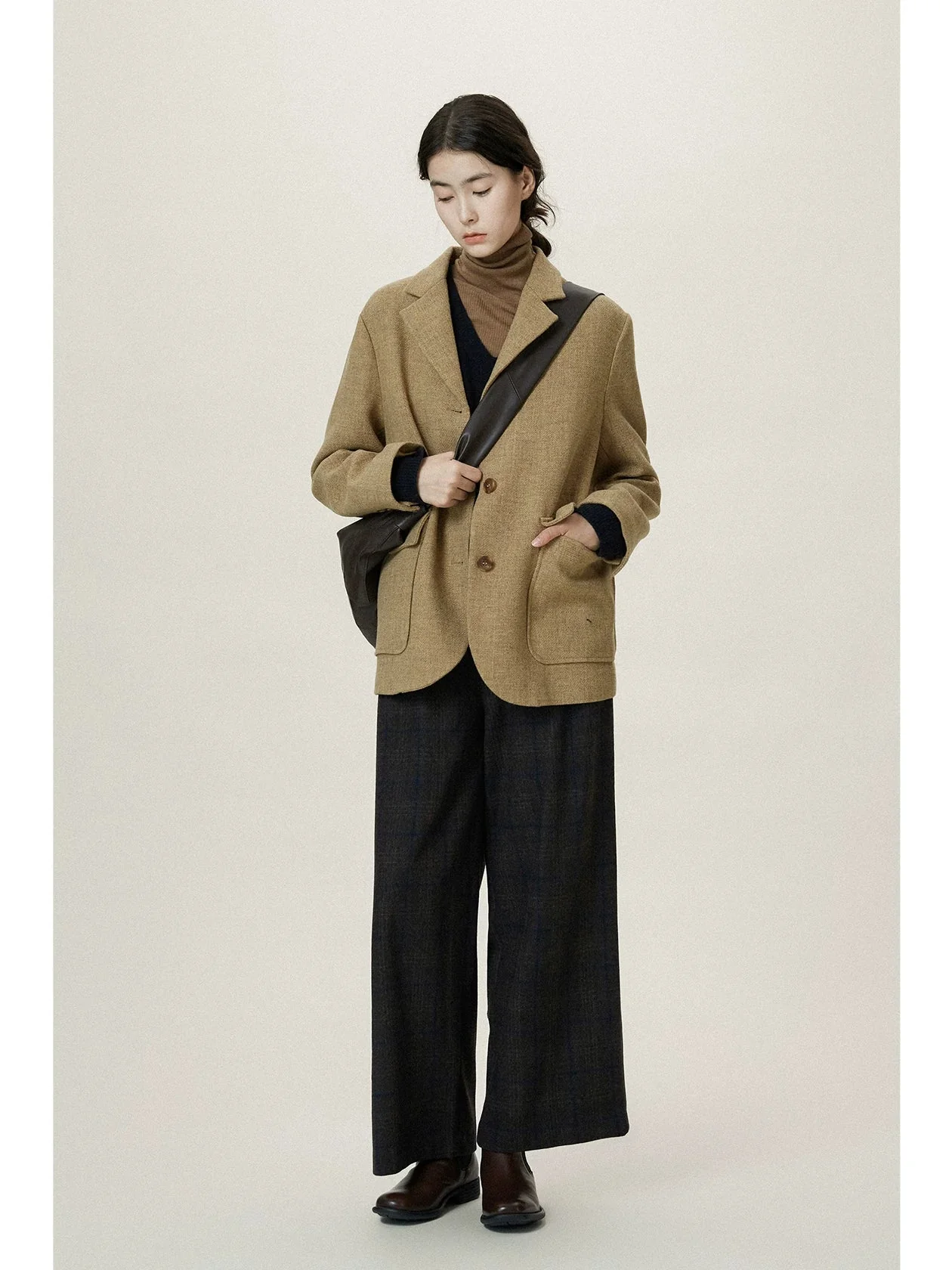 Textured Wool-Blend Blazer - Image 4