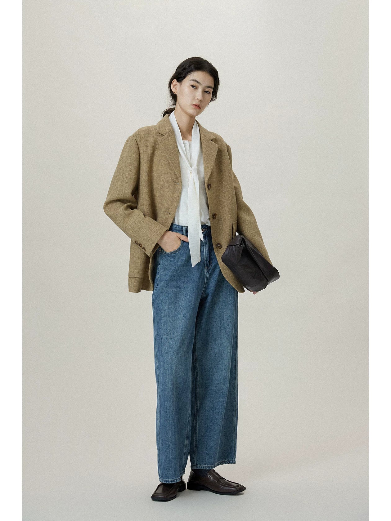 Textured Wool-Blend Blazer - Image 5