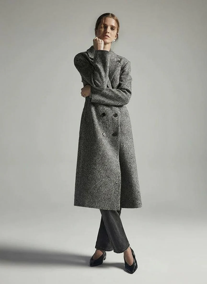 Teyana Wool Tweed Coat - Image 2