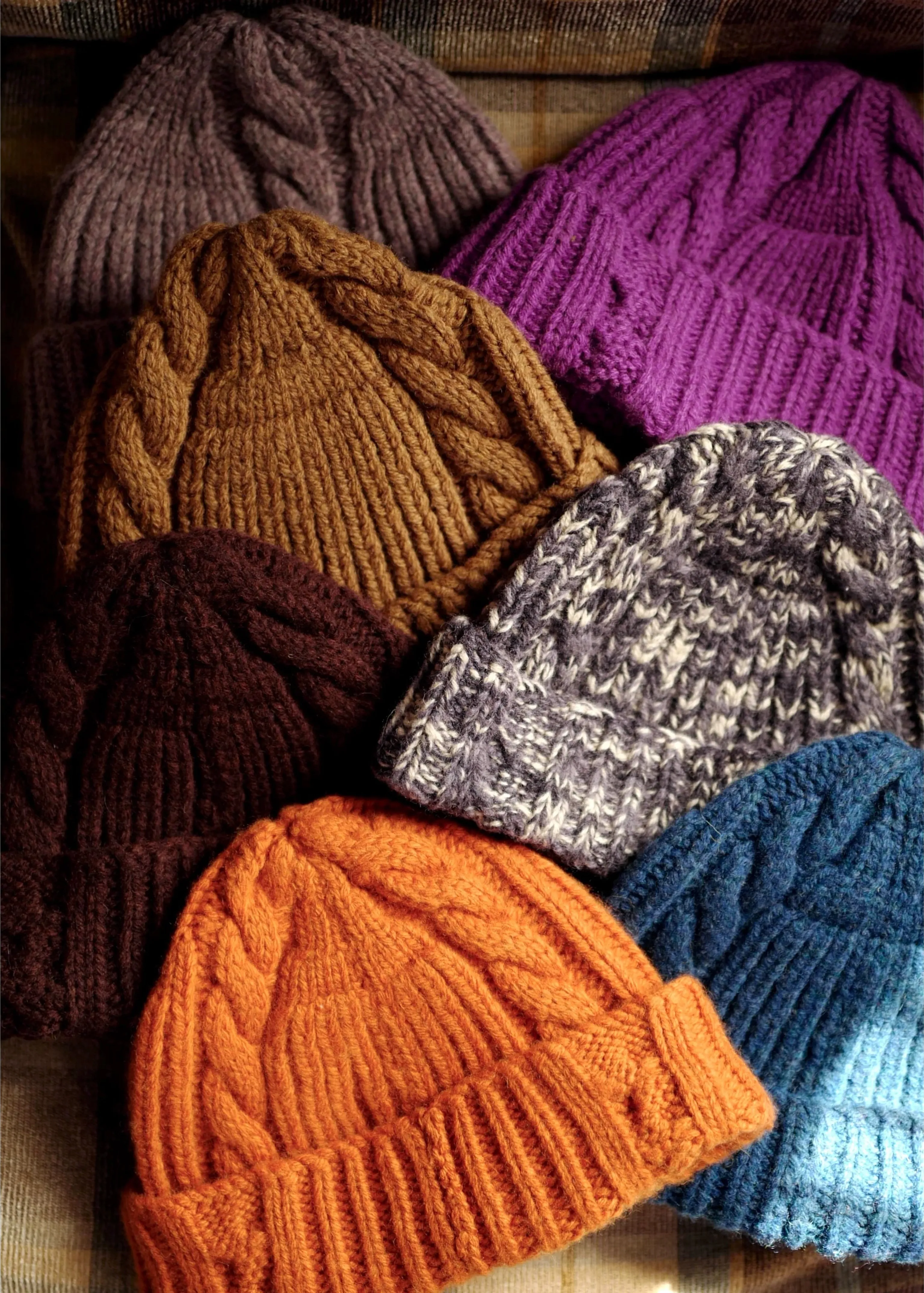 Thick Knit Wool Beanie - Image 4