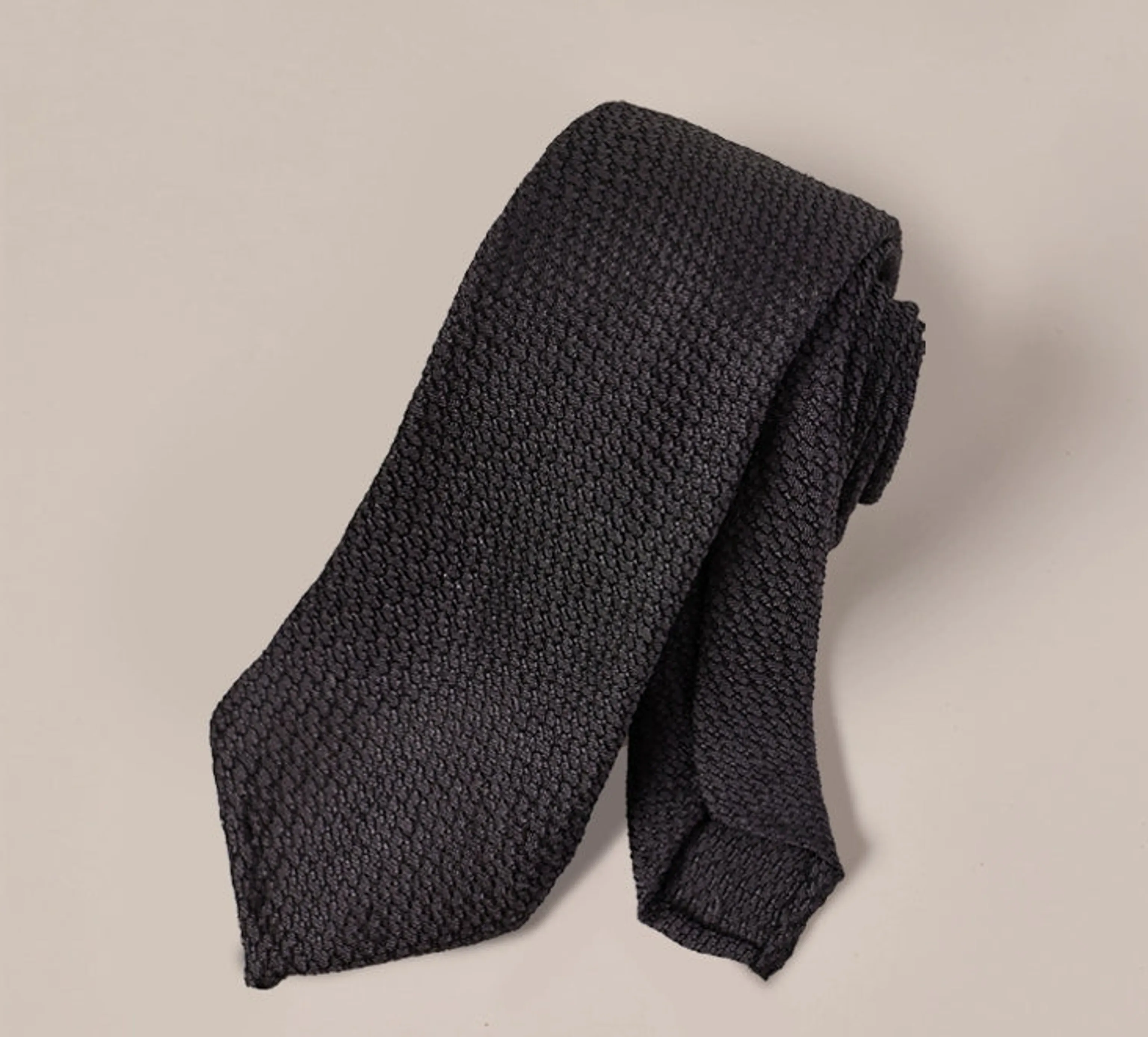 Three-Fold Silk Knitted Tie - Image 5