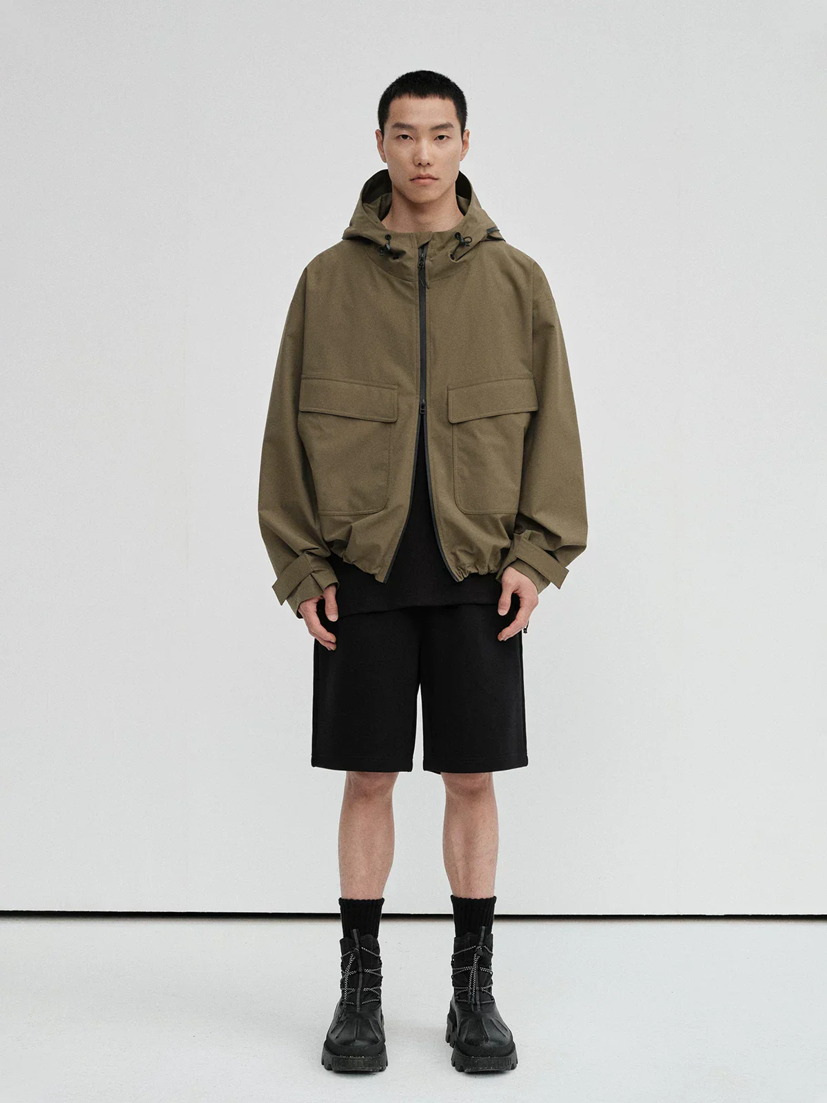 Three-Layer Hooded Shell Jacket - Image 2