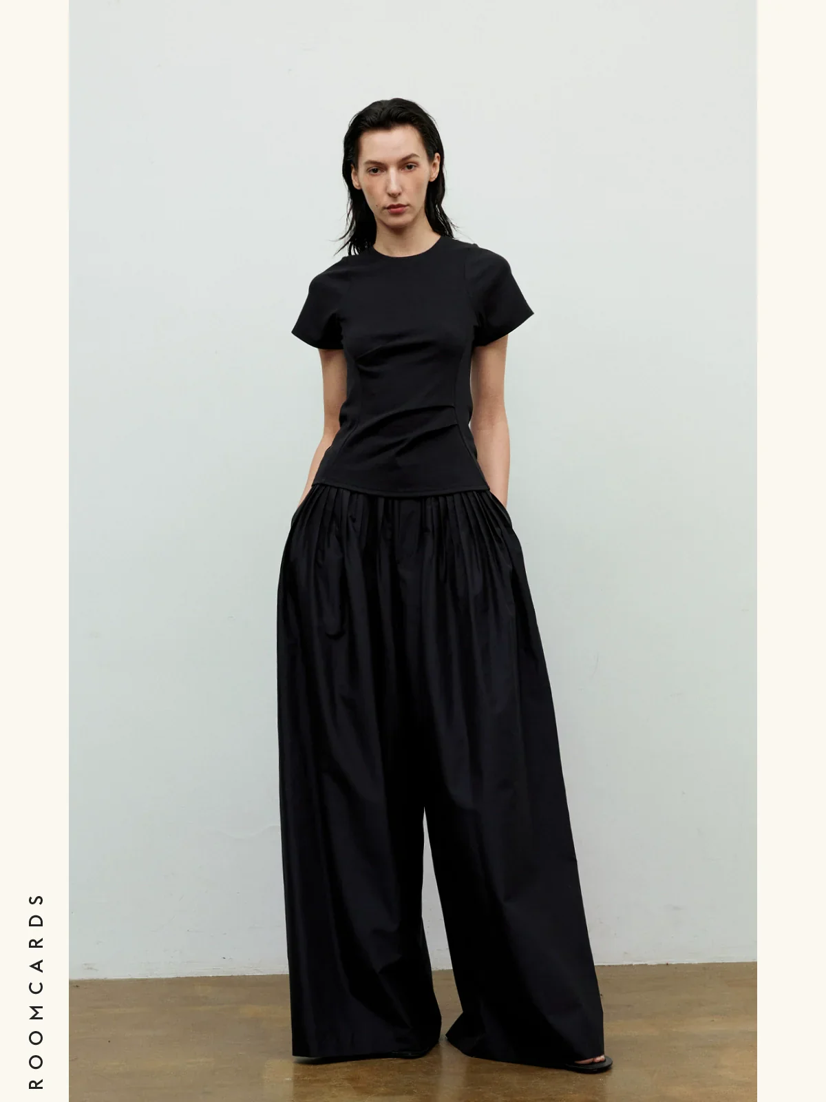 Three-Pleat Short-Sleeve T-Shirt - Image 3