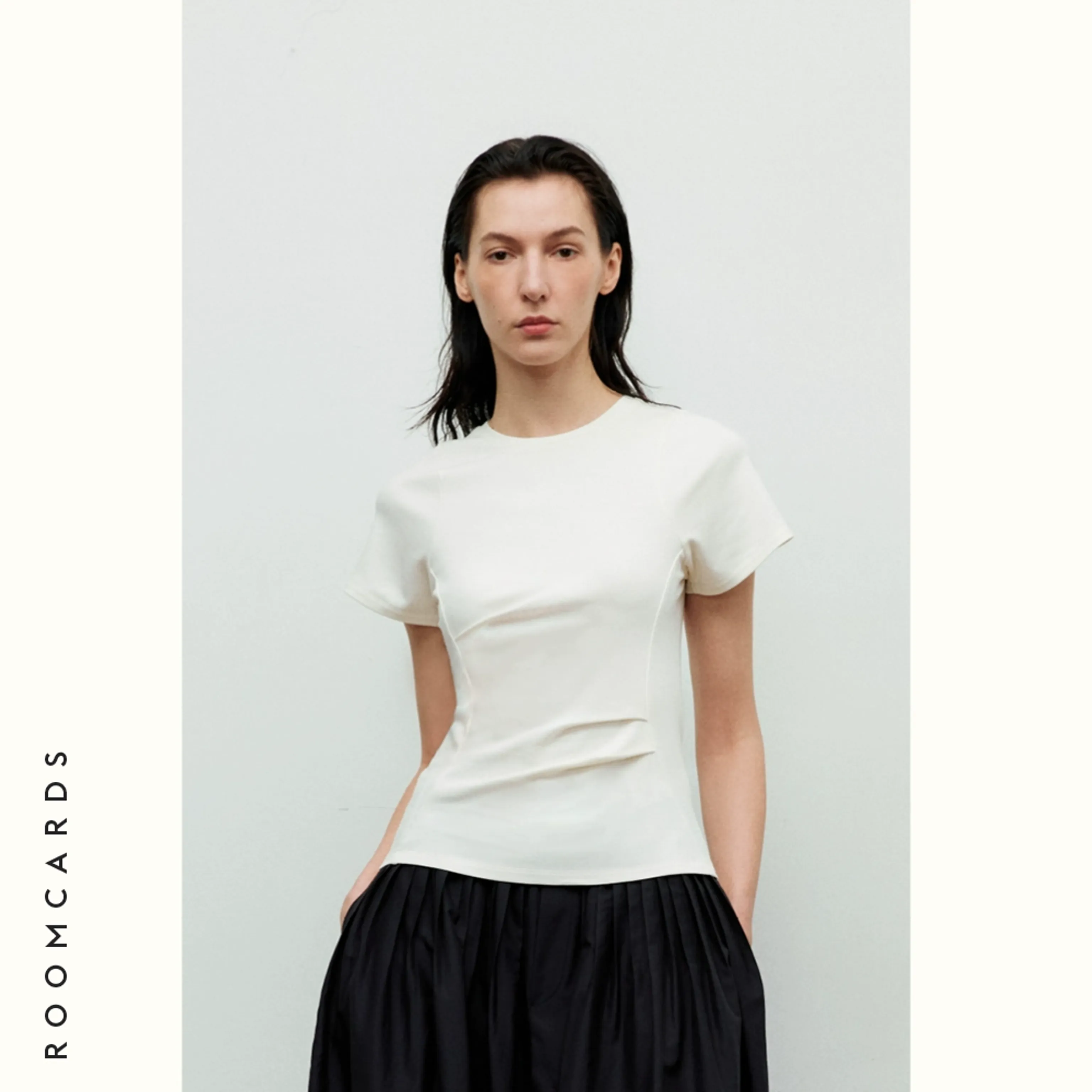 Three-Pleat Short-Sleeve T-Shirt - Image 5