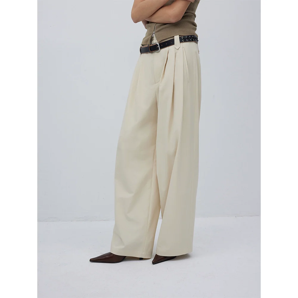 Three-Pleat Wide-Leg Pants - Image 6