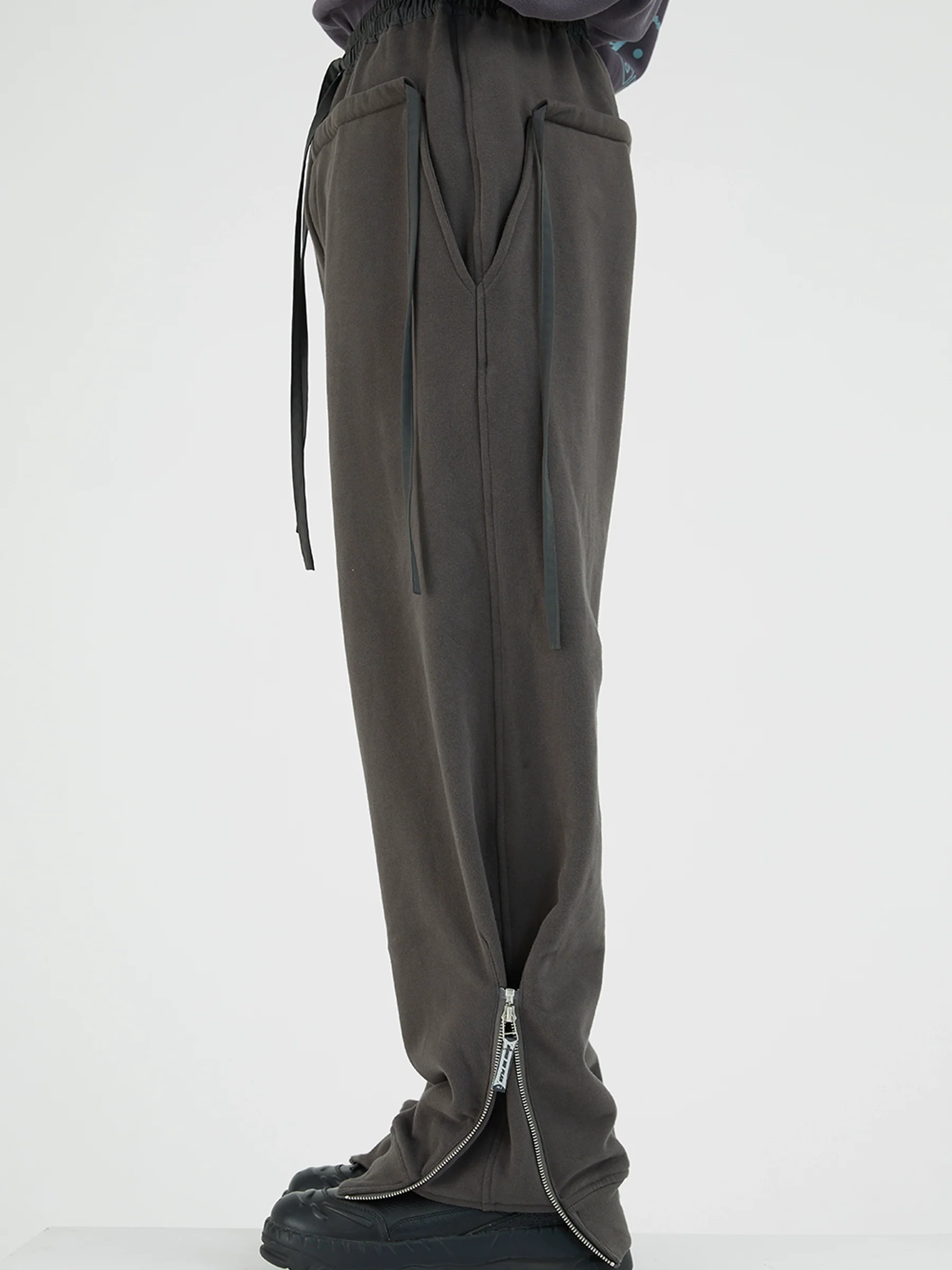 Three-Way Zip Jogger Pants