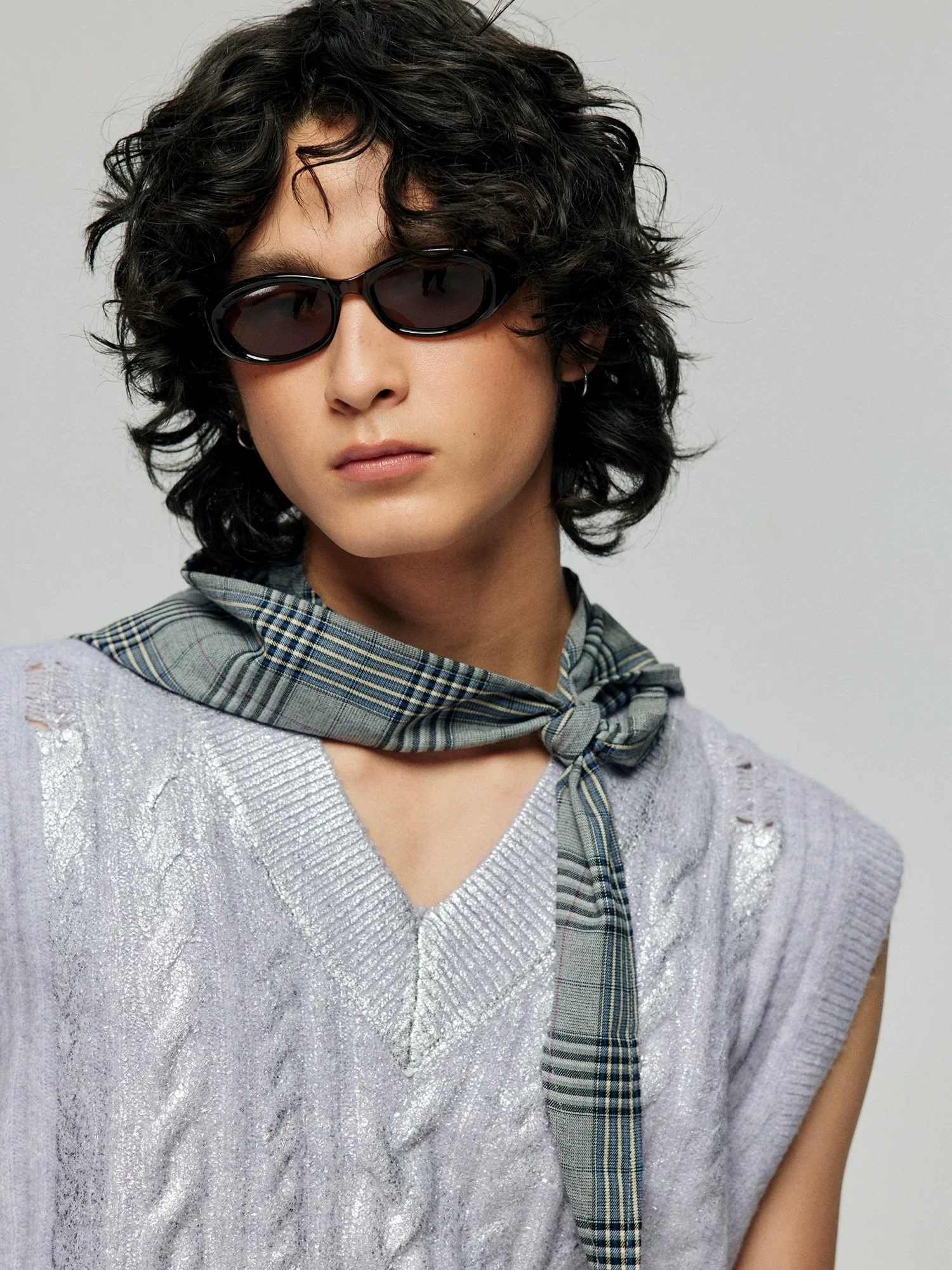 Tie-Front Hooded Scarf - Image 5