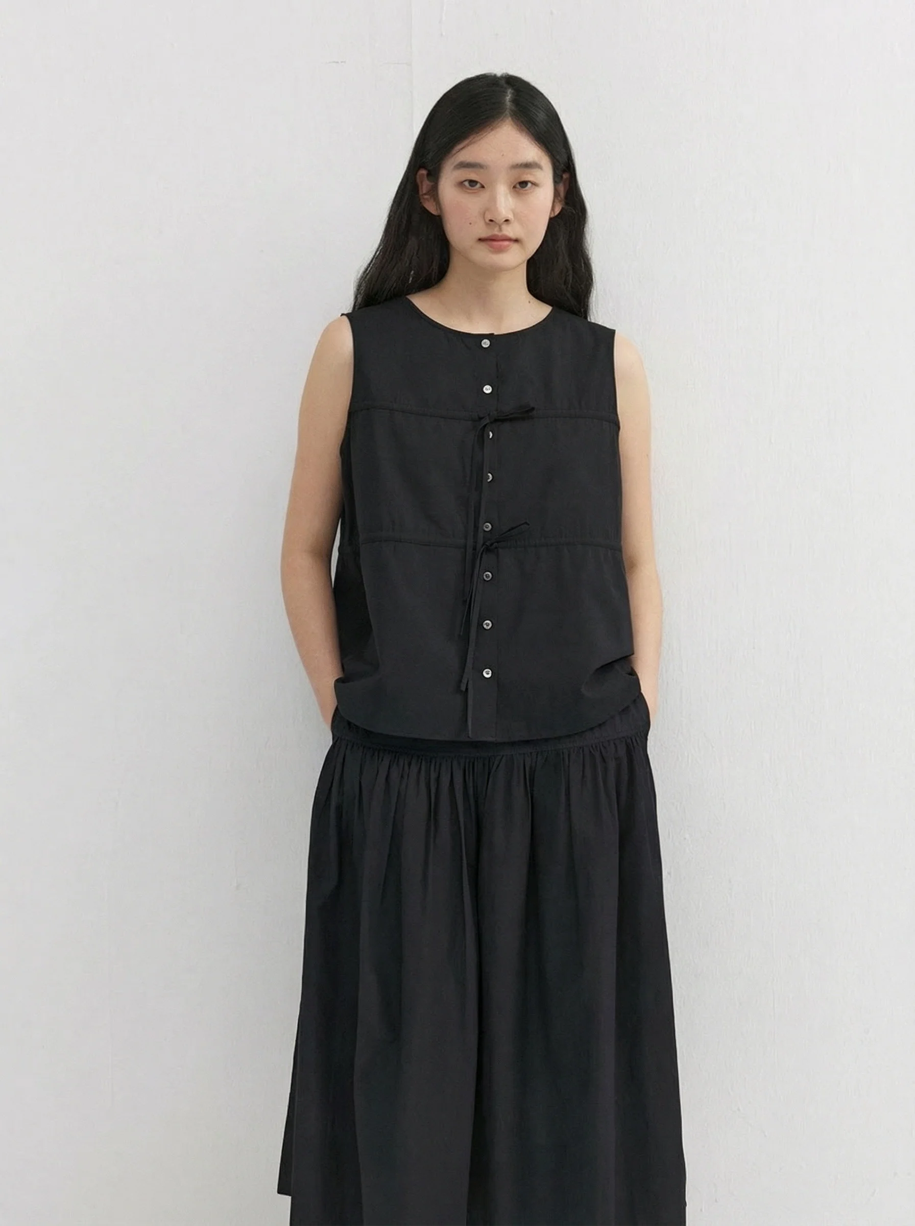 Tie Front Midi Dress