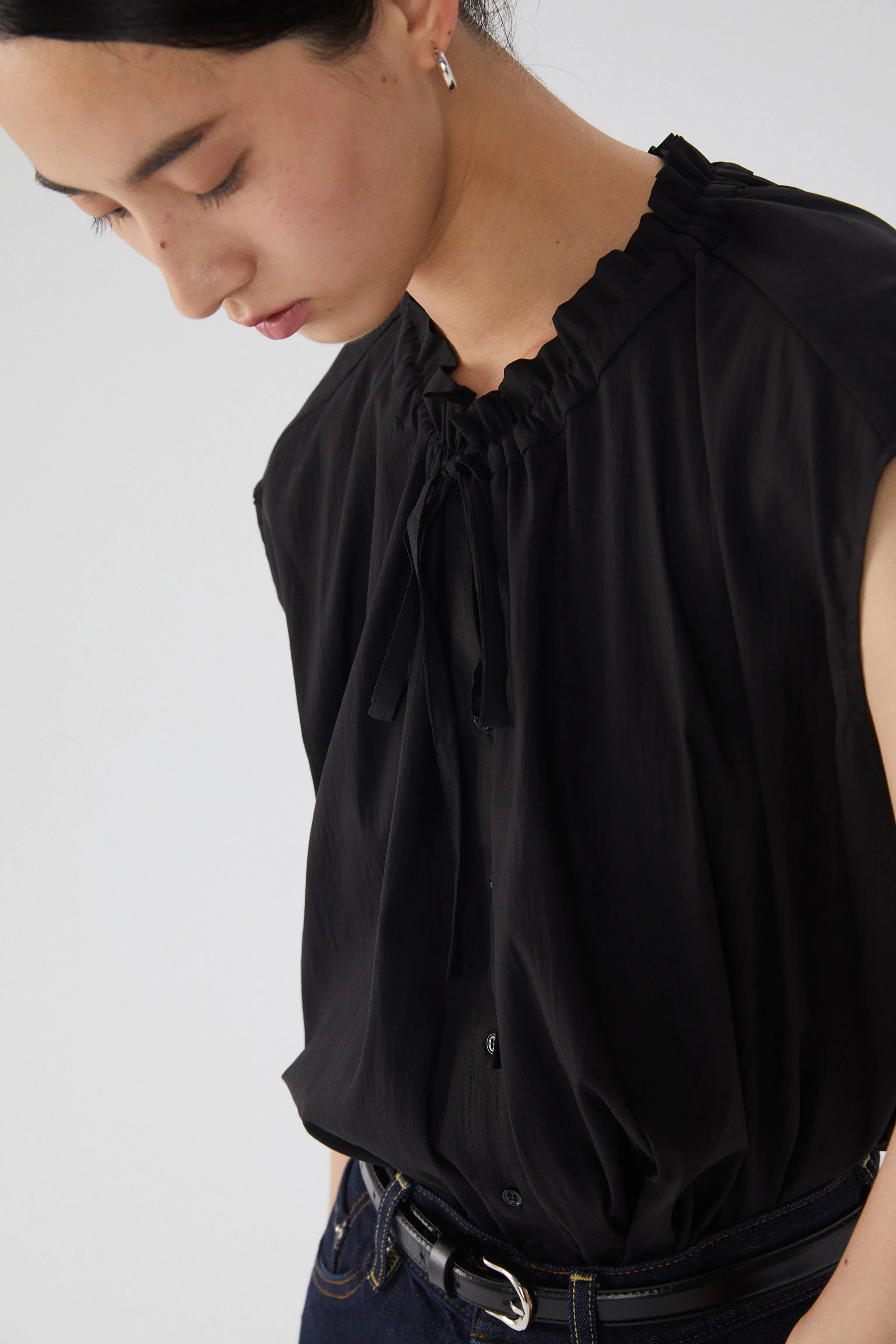 Tie Neck Blouse - Image 5