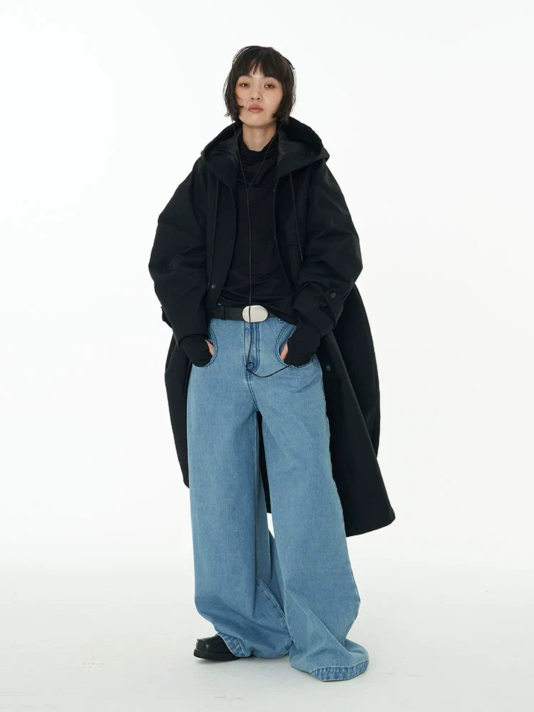 Tie-O Hooded Mid-Length Windbreaker - Image 3