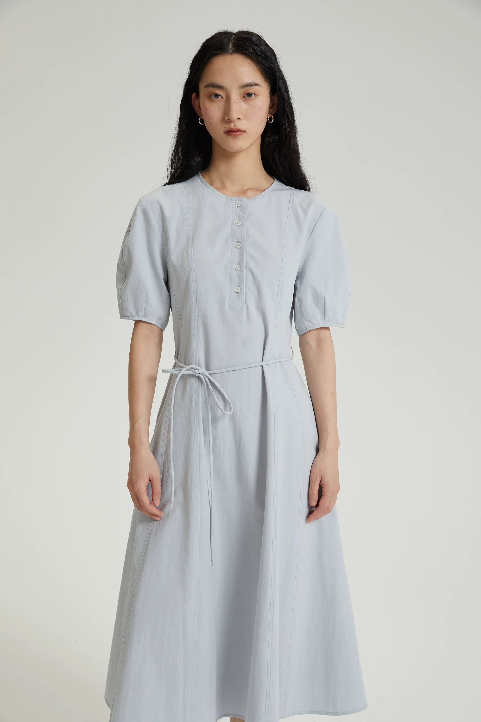 Tie-Waist Midi Dress - Image 5