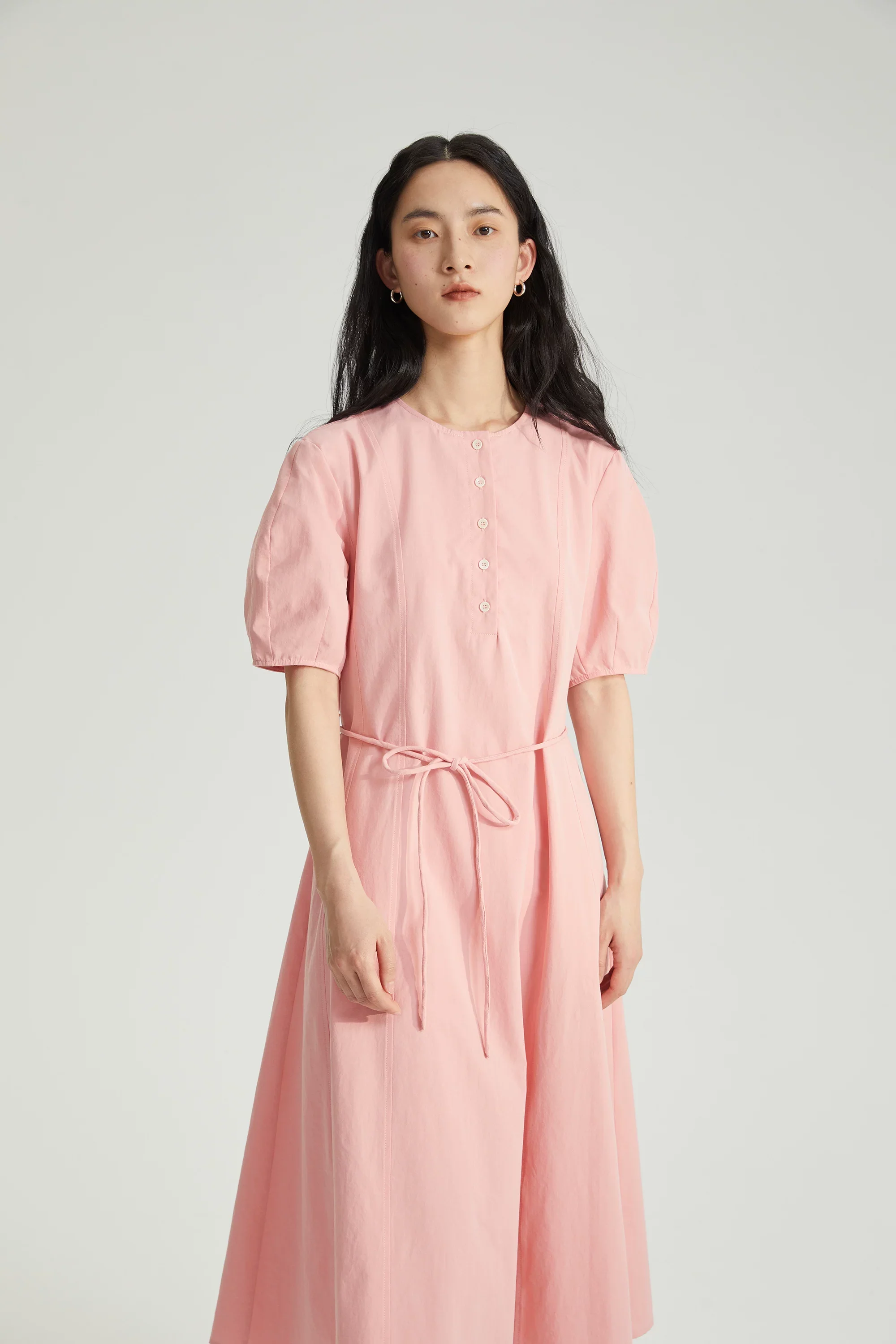 Tie-Waist Midi Dress - Image 6