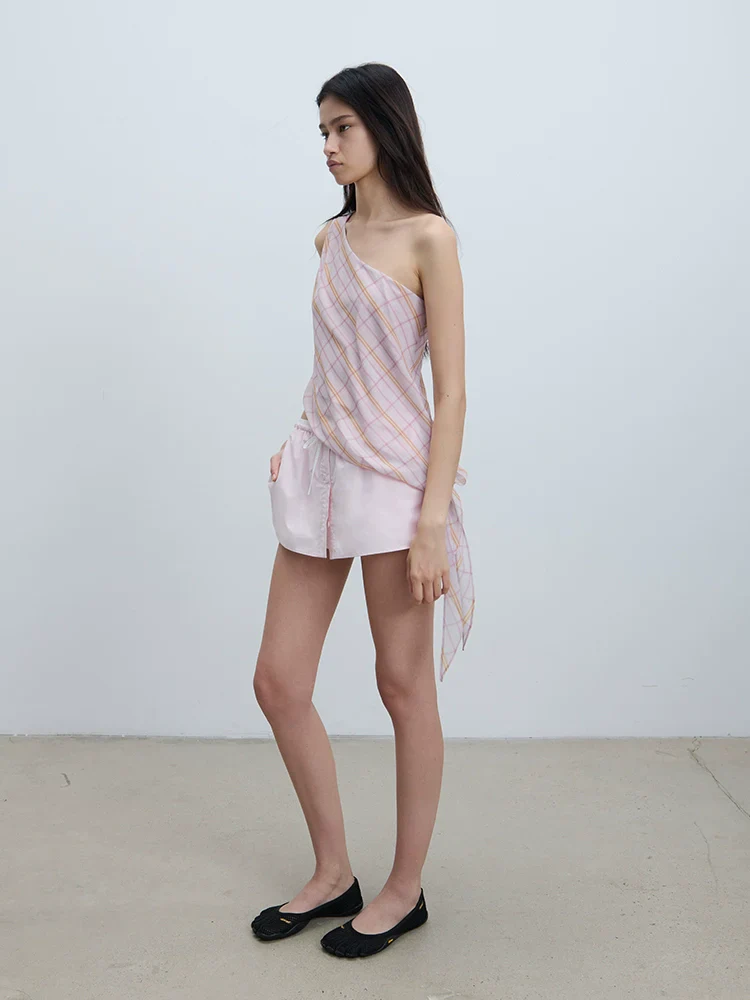 Tie-Waist Mini Skort - Image 2