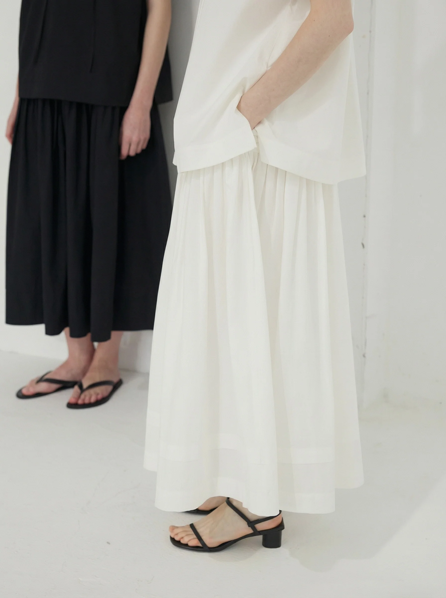 Tiered Drawstring Skirt - Image 2